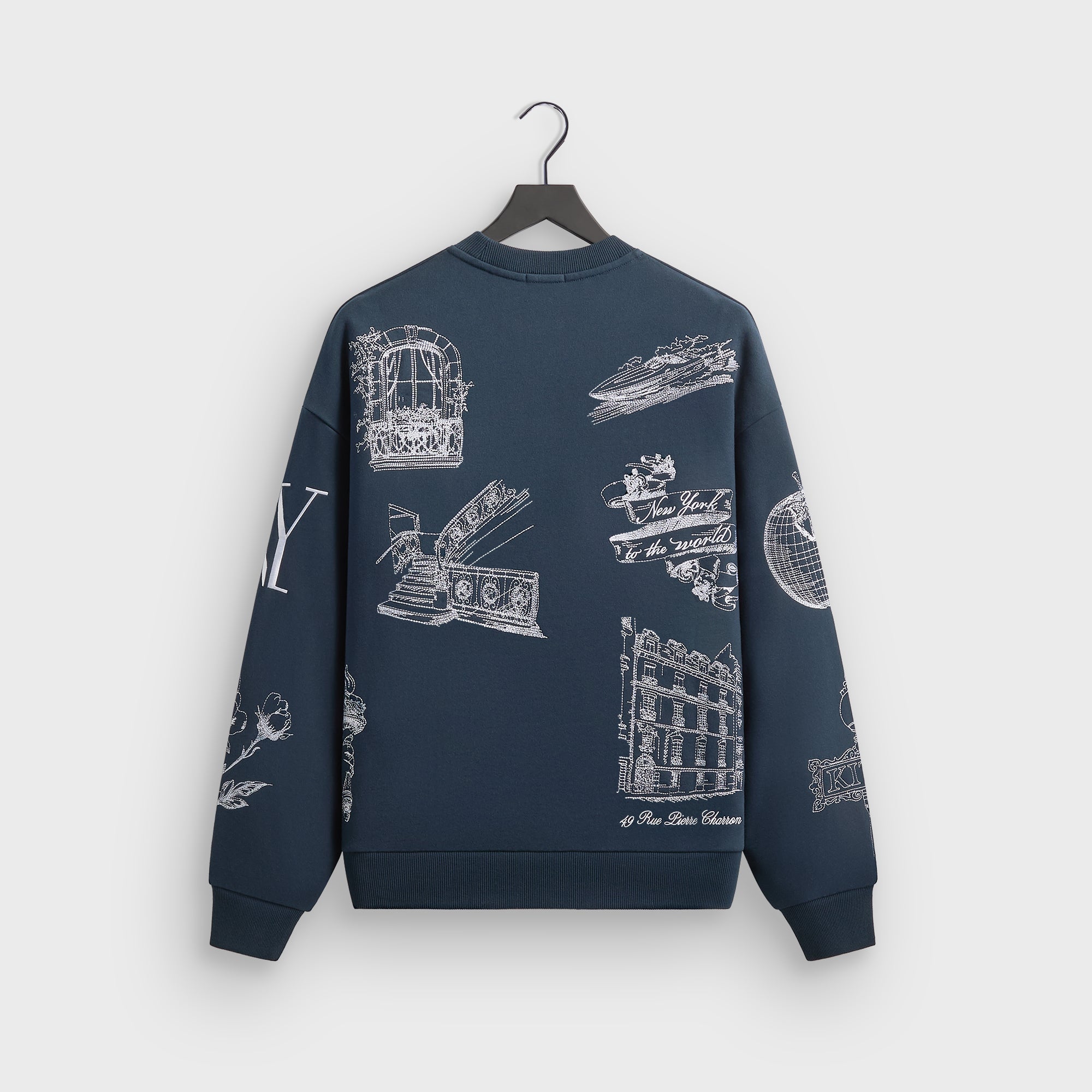 【smk】KITH トレーナー Kith New York To The World Nelson Crewneck - Nocturnal – Kith Japan
