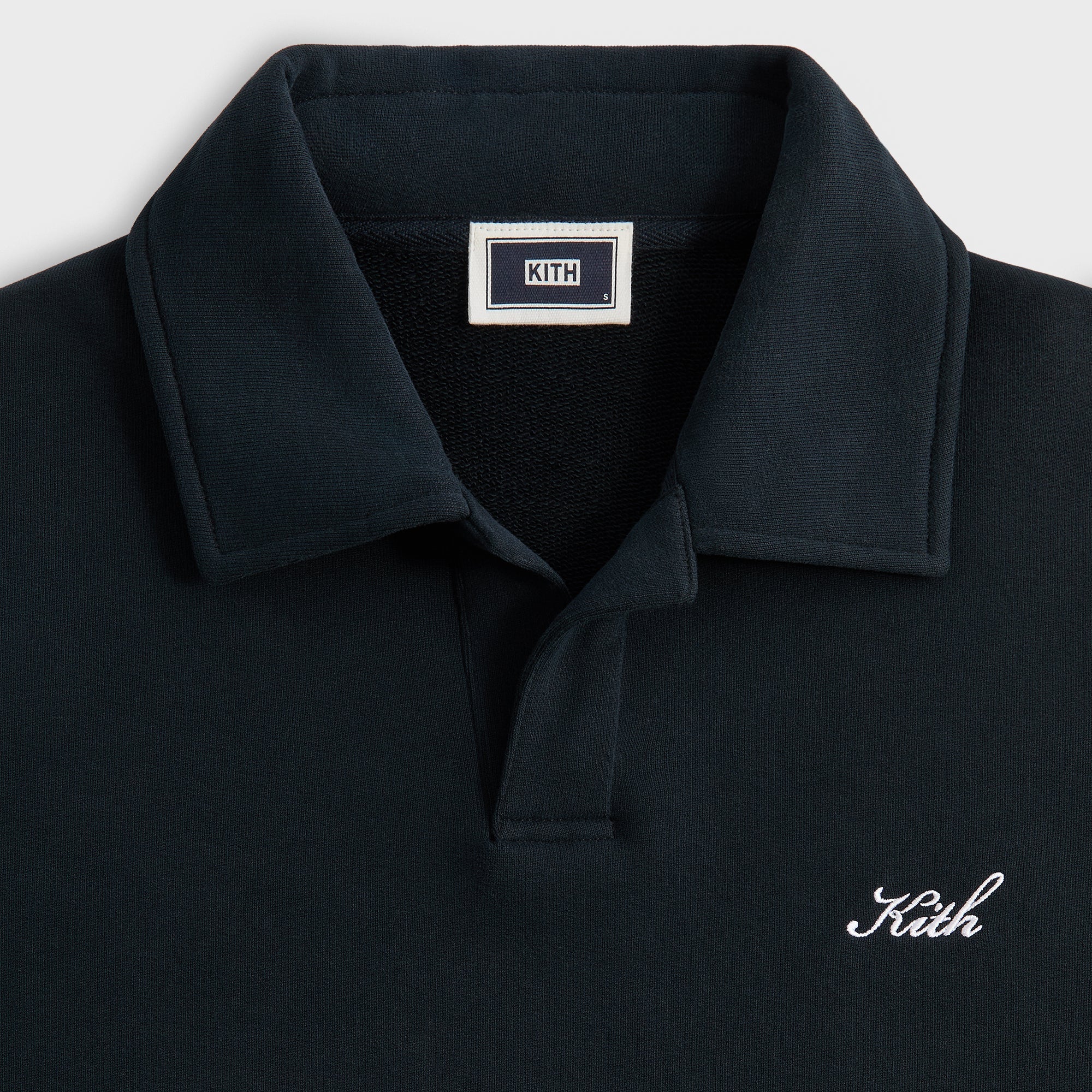 Kith Micro Terry Nelson Pullover - Black – Kith Japan