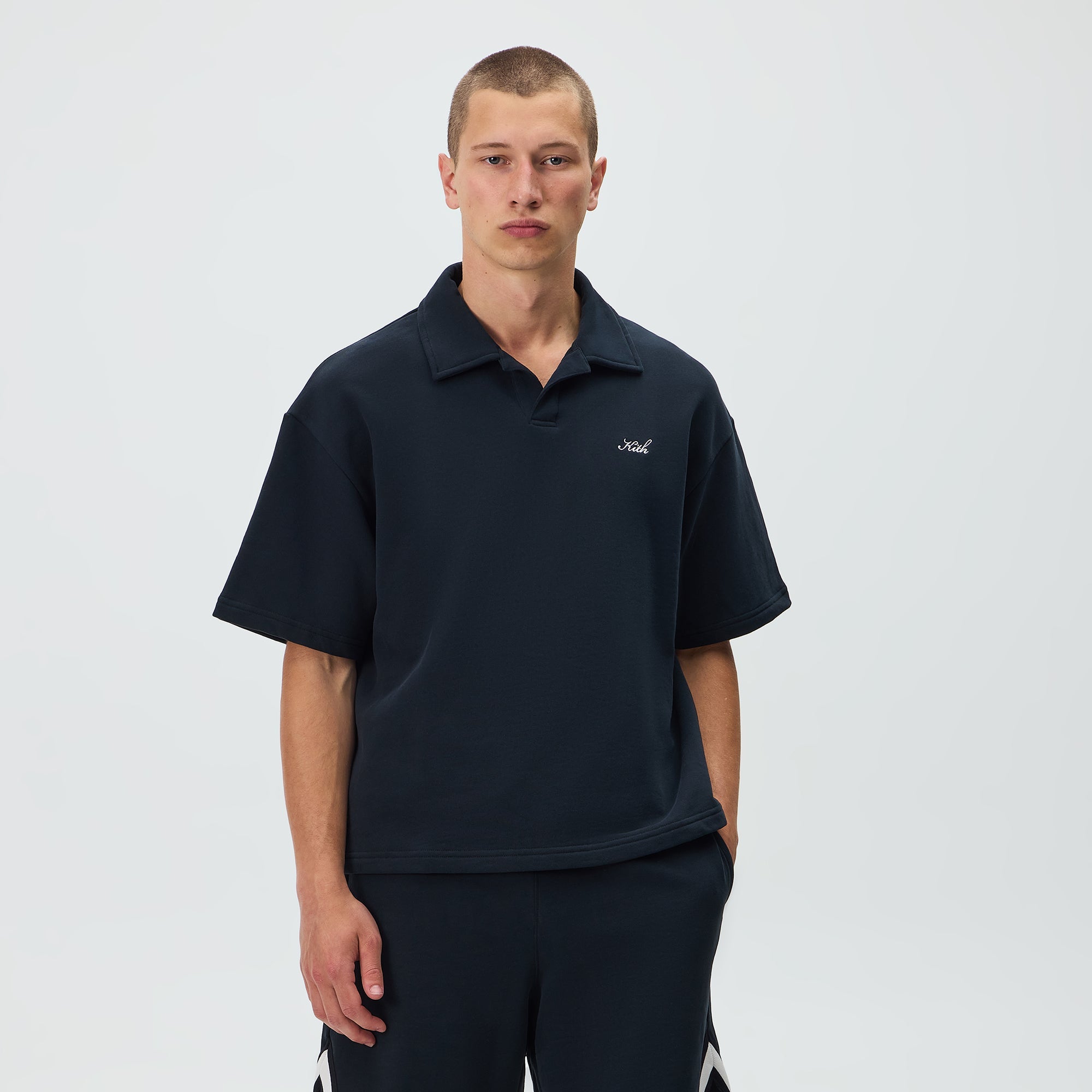 Kith Micro Terry Nelson Pullover - Black – Kith Japan