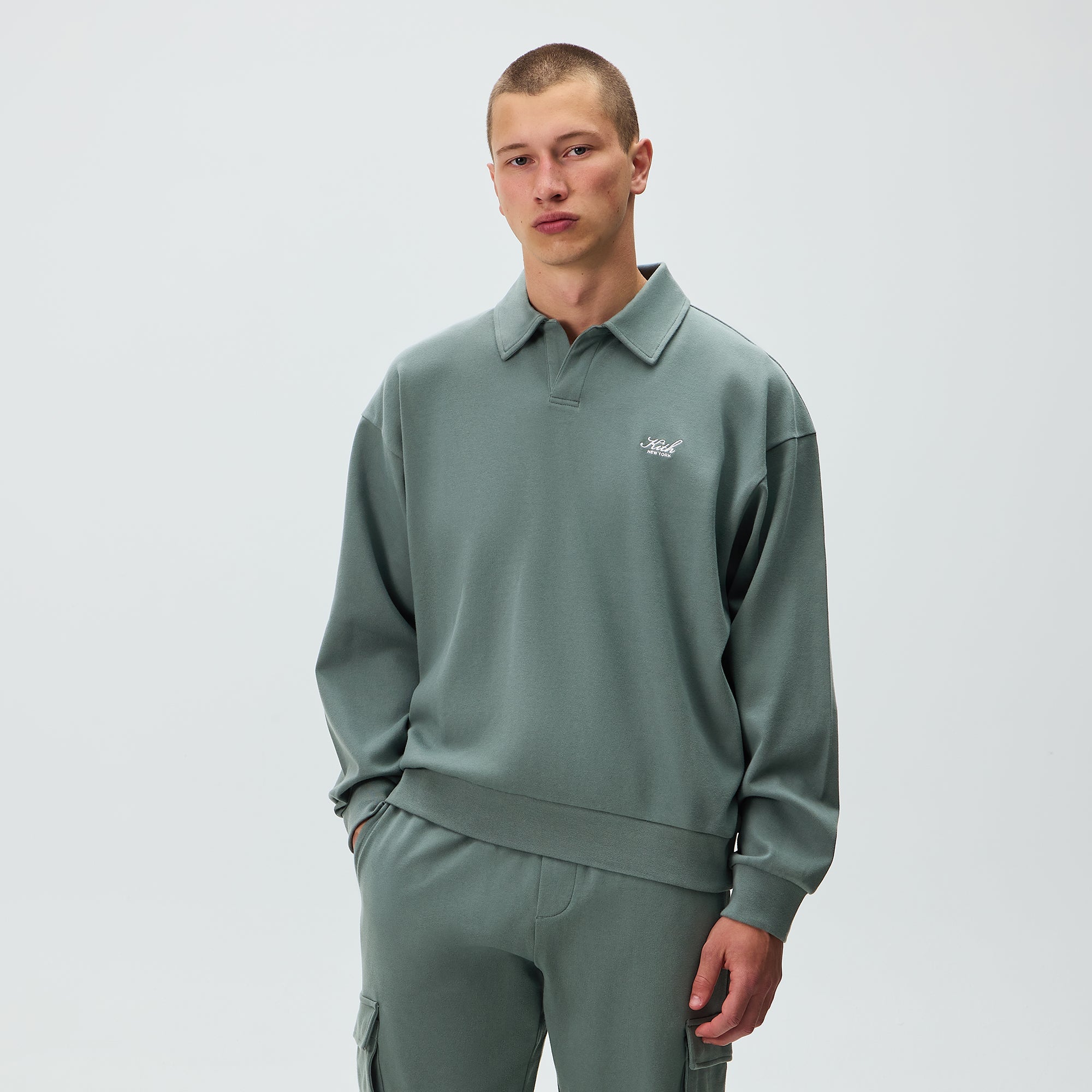 Kith Interlock Nelson Rugby Pullover - Court – Kith Japan