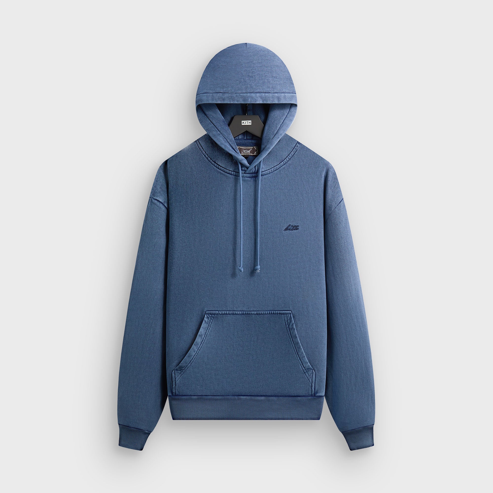Kith Indigo Fleece Nelson Hoodie - Vast – Kith Japan