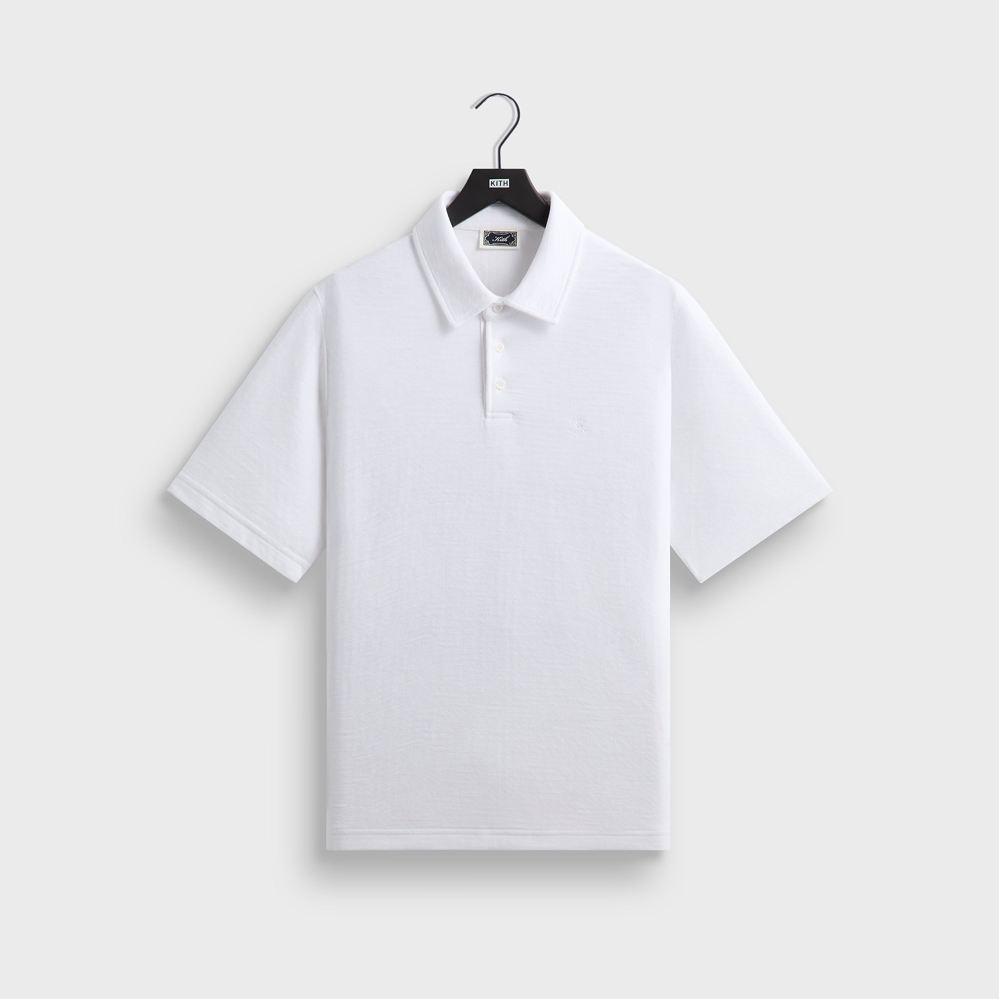 Kith Double Face Jersey Heathrow Polo - White – Kith Japan