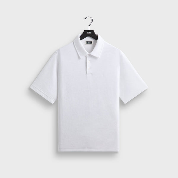 Kith Double Face Jersey Heathrow Polo - White – Kith Japan