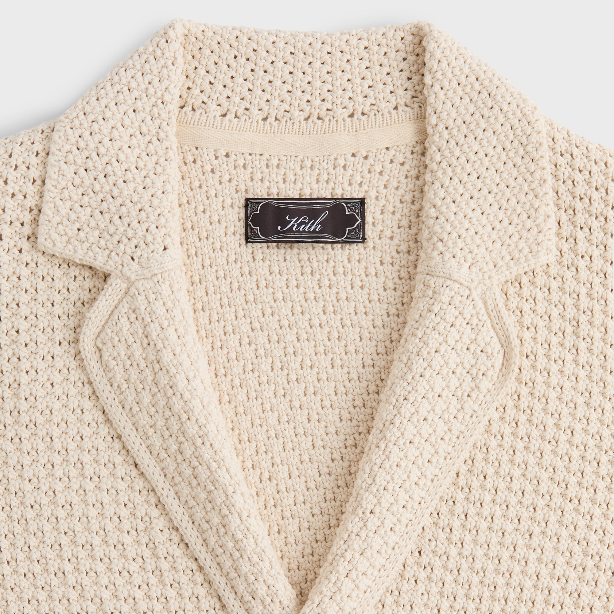 Kith Crochet Knit Raya Blazer - Rye – Kith Japan