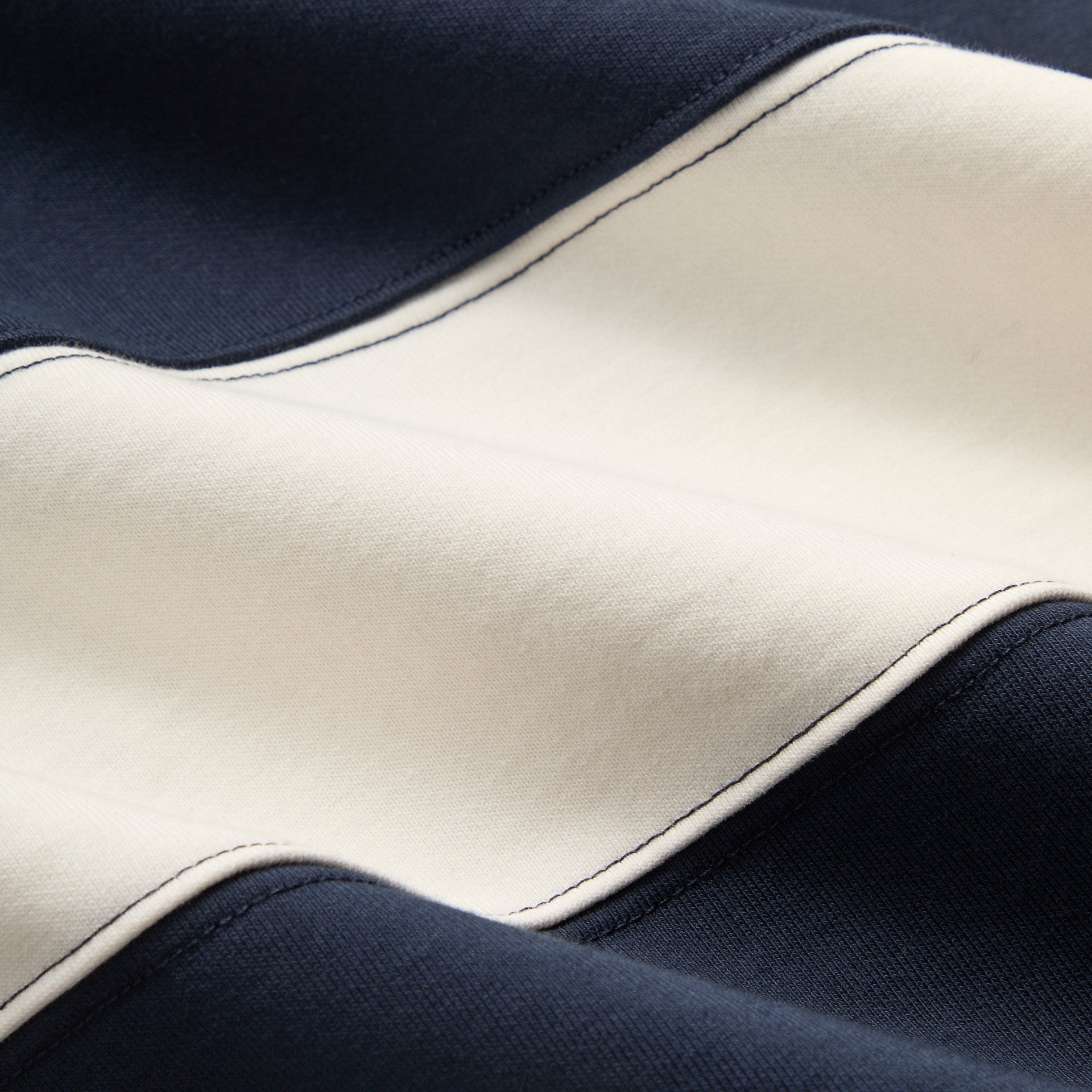 Kith Compact Fleece Striped Rugby - Nocturnal