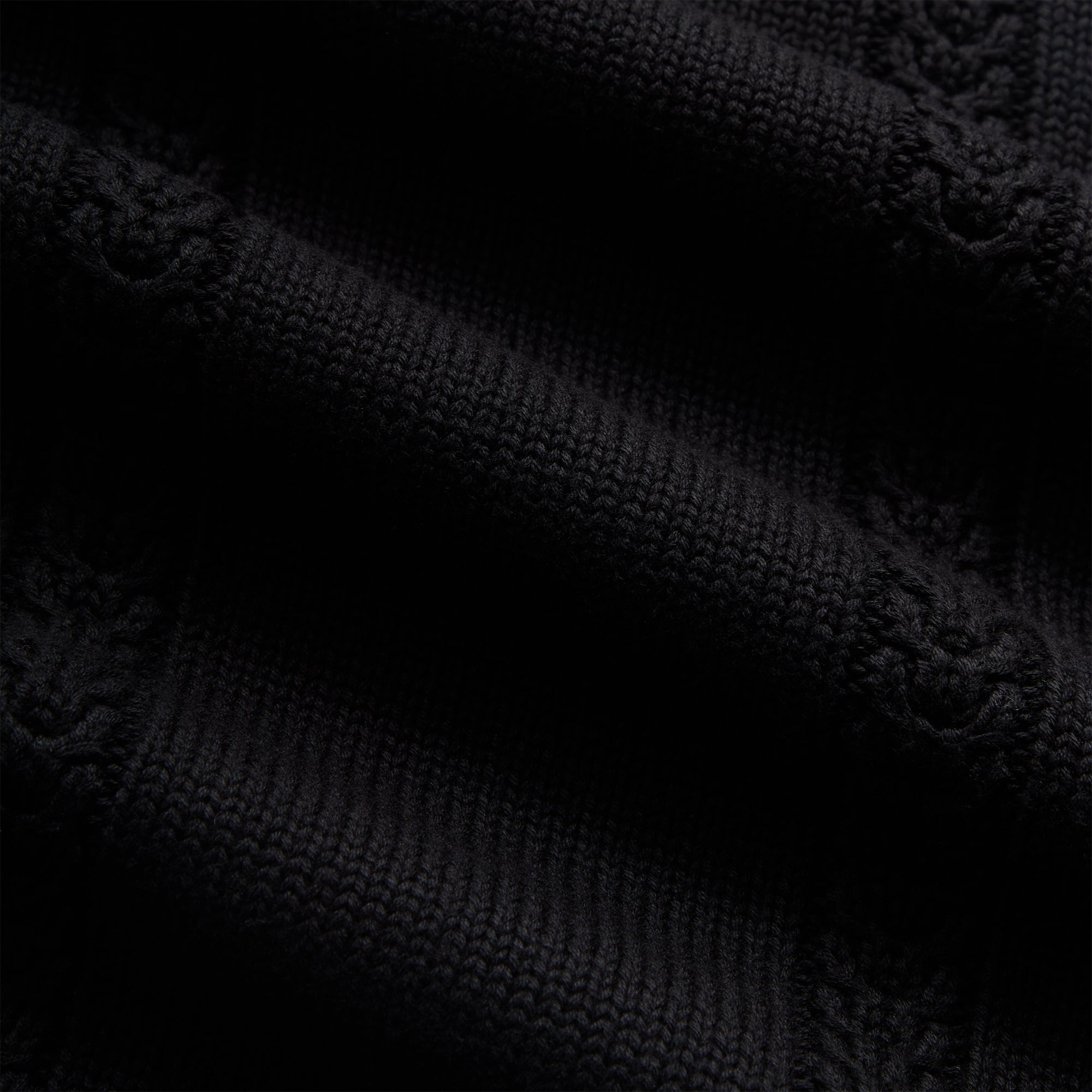 Kith Wagner Long Sleeve Soccer Sweater - Black – Kith Japan