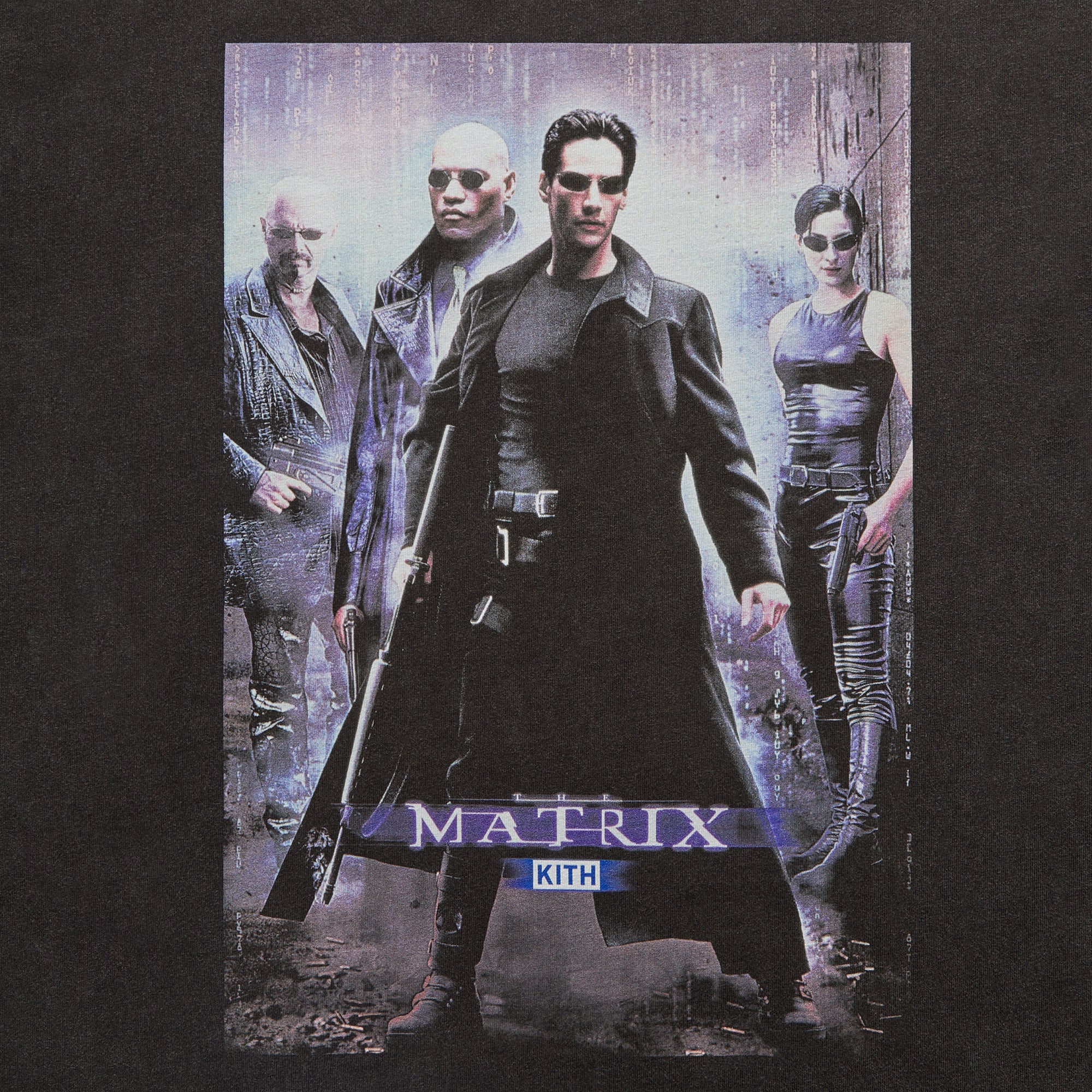 Kith for The Matrix Poster Vintage Tee - Black – Kith Japan