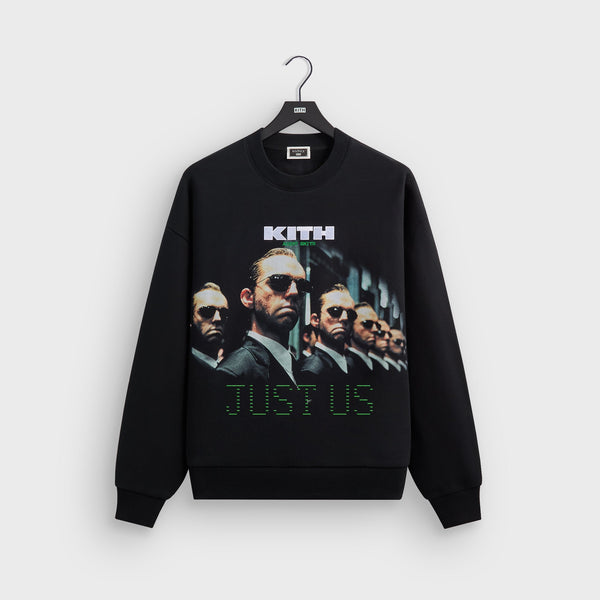 Kith for The Matrix Just Us Vintage Nelson Crewneck - Black – Kith