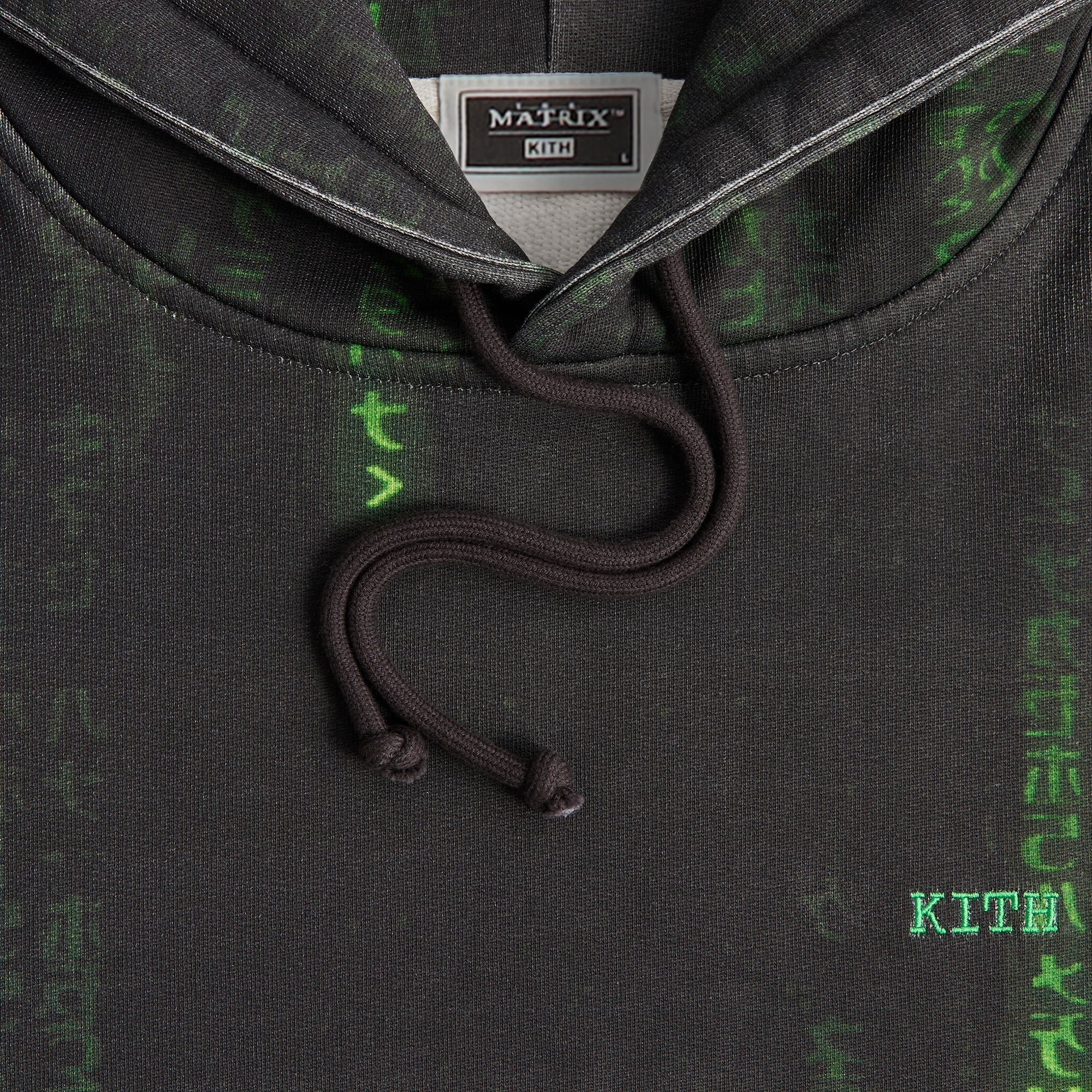 Kith for The Matrix Code Vintage Nelson Hoodie - Black – Kith Japan
