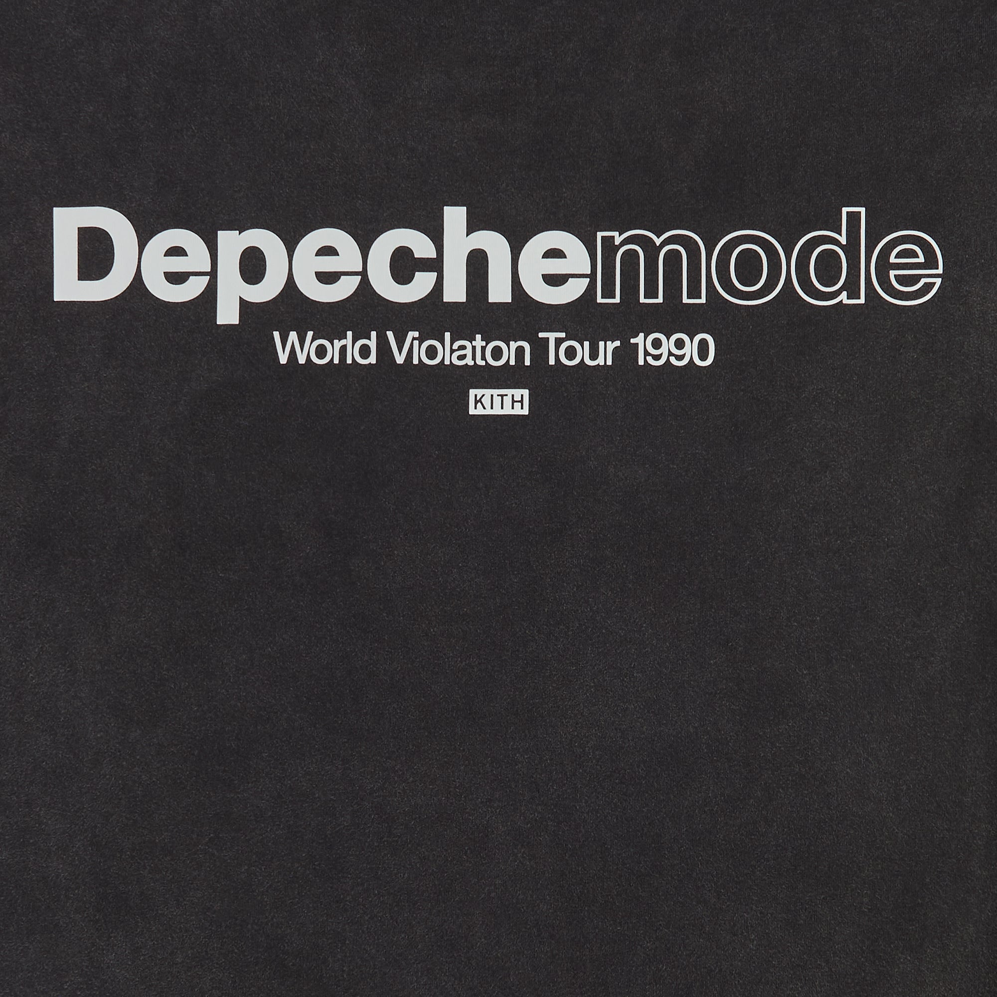Kith Records for Depeche Mode Violator Vintage Alex Tee - Black