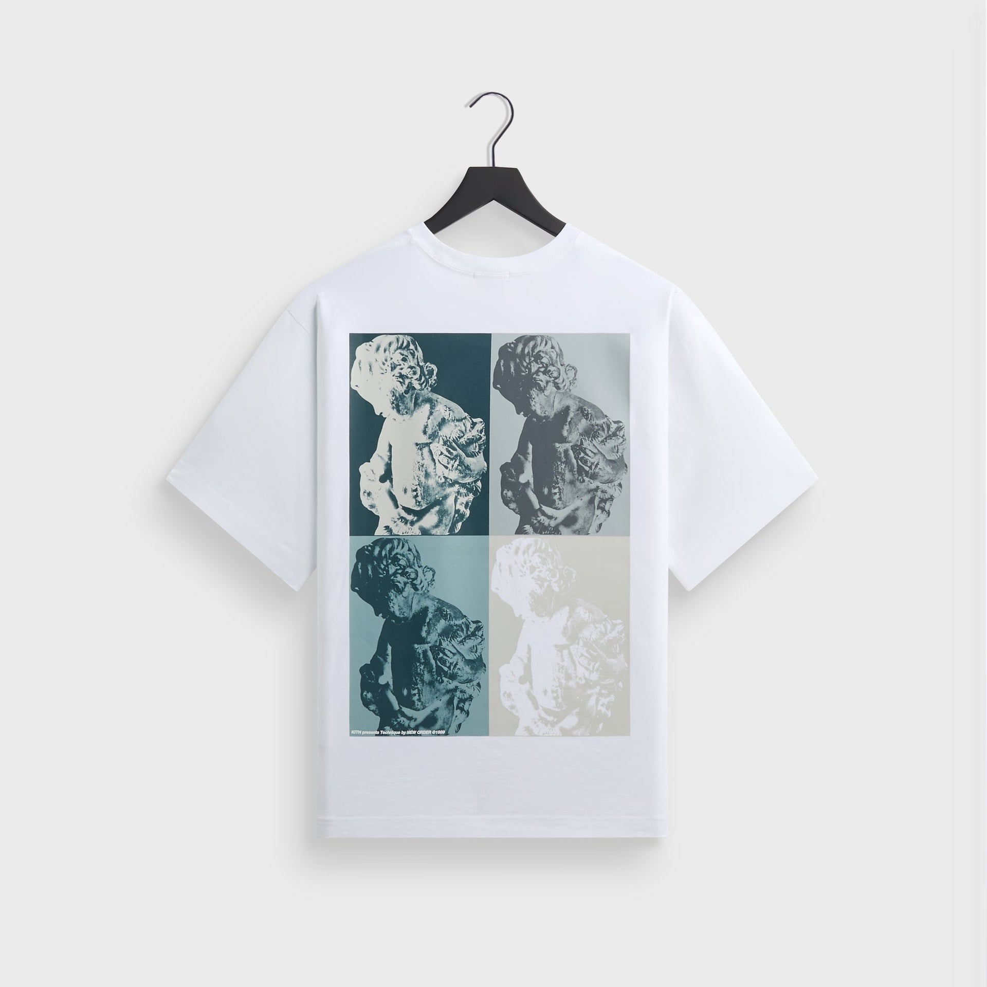 Kith Records for New Order Technique Vintage Alex Tee - White