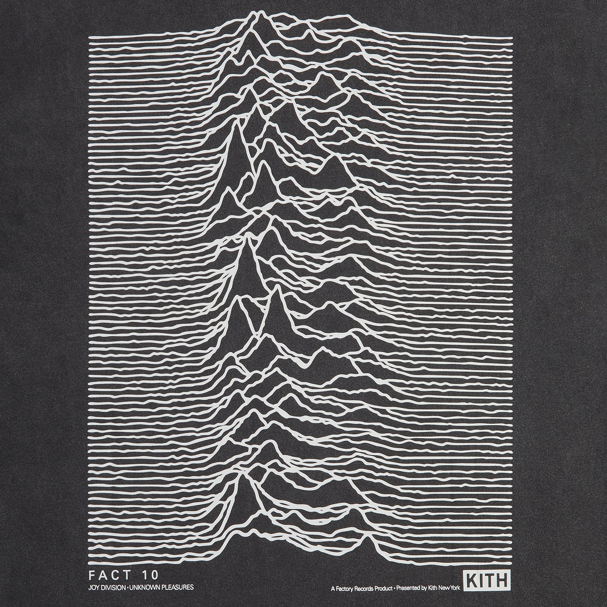 Kith Records for Joy Division Unknown Pleasures Vintage Alex Tee