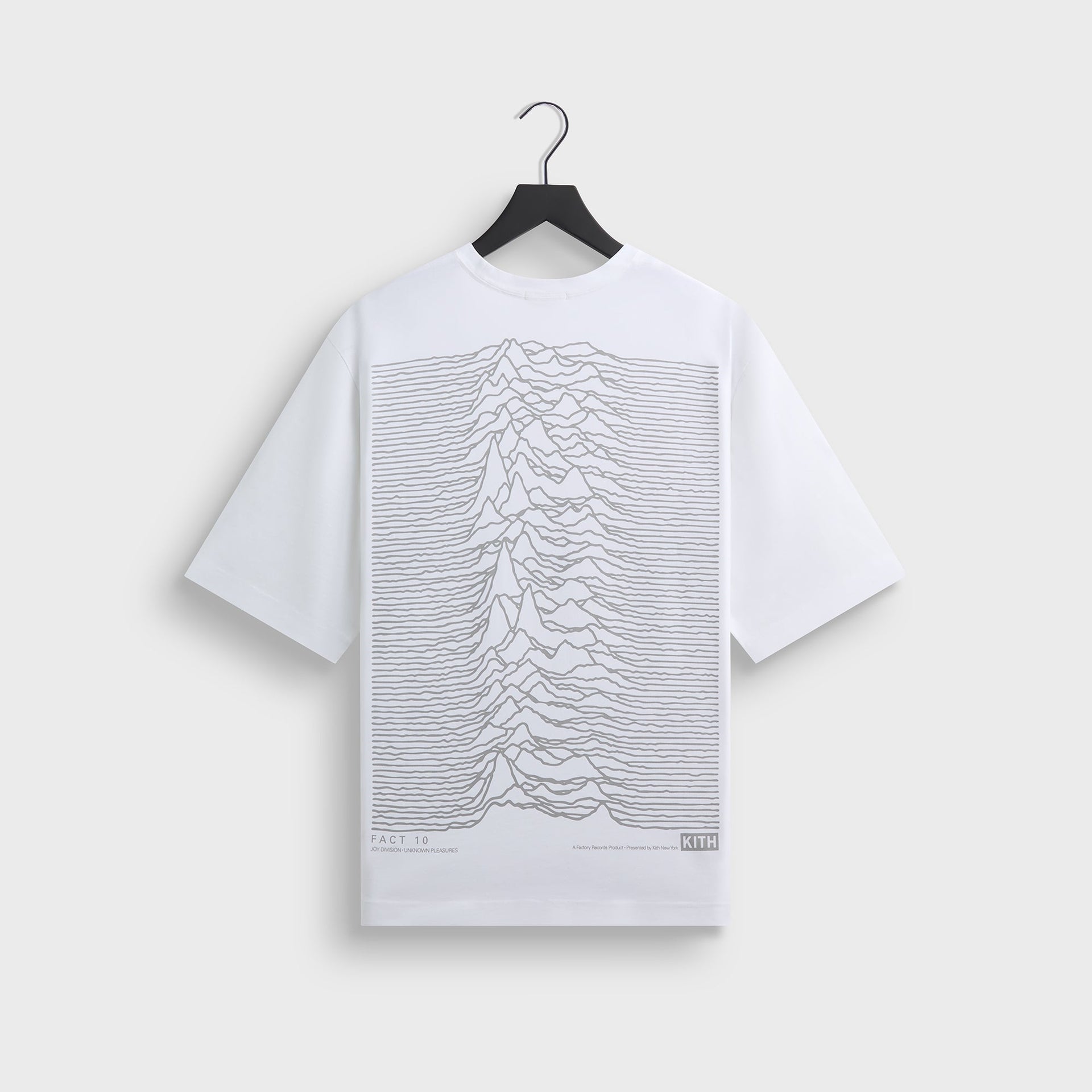 Kith Records for Joy Division Unknown Pleasures Vintage Alex Tee - White