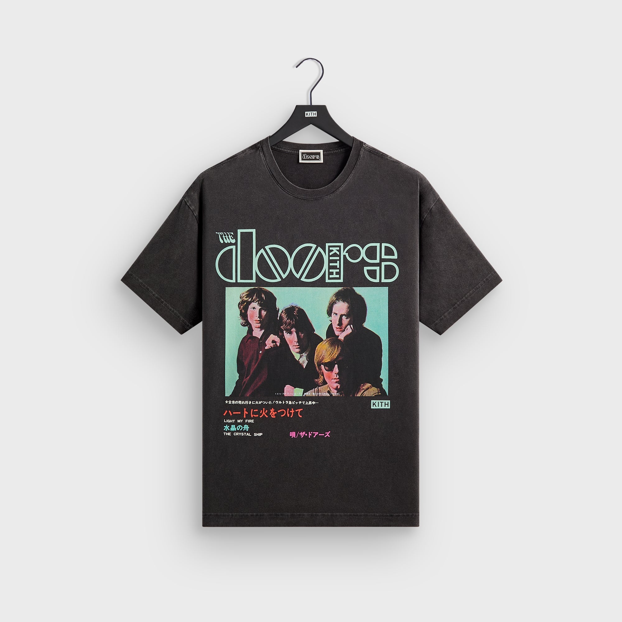Kith Records for The Doors Morrison Logo Vintage Tee - Black