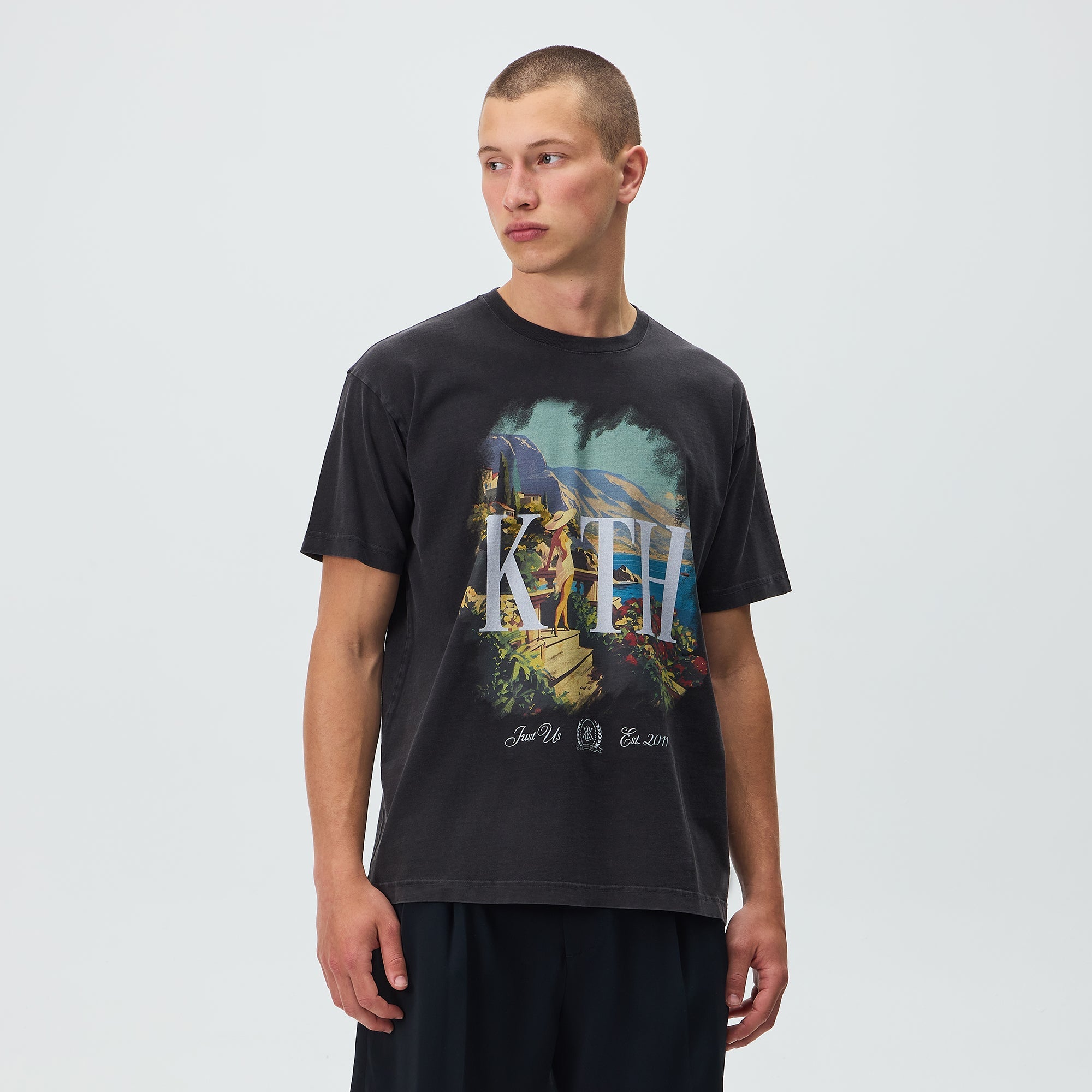 Kith Getaway Vintage Tee - Black - PH – Kith Japan