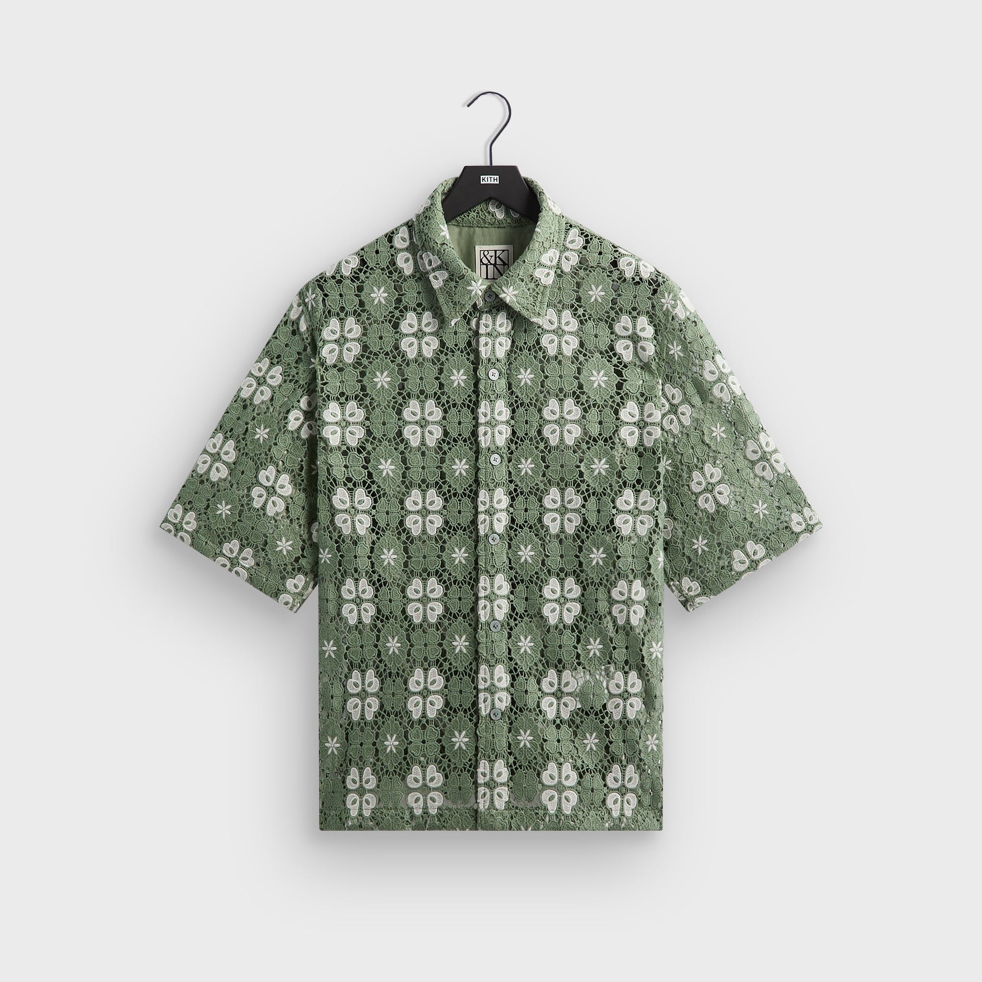 &Kin Retro Floral Lace Harvey Shirt - Cavan