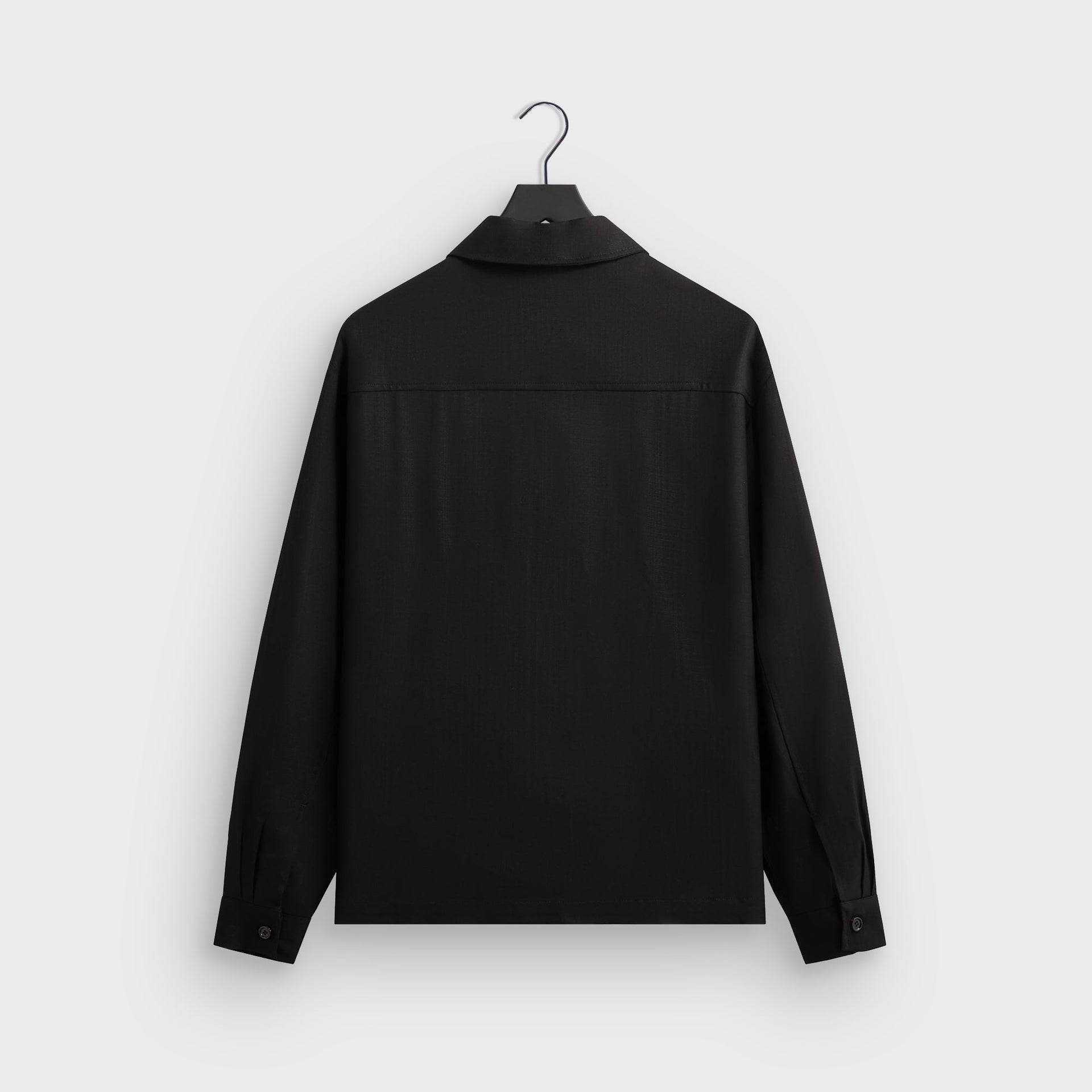 &Kin Textured Rayon Ace Buttondown - Black - PH