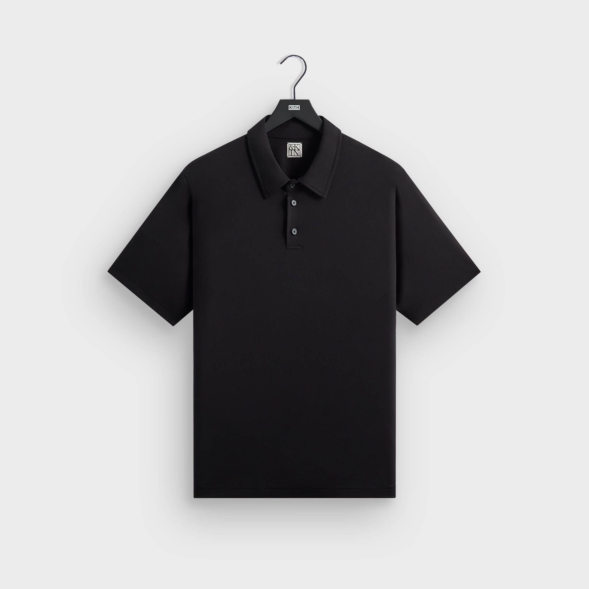 &Kin Soft Modal Blend Heathrow Polo - Black – Kith Japan
