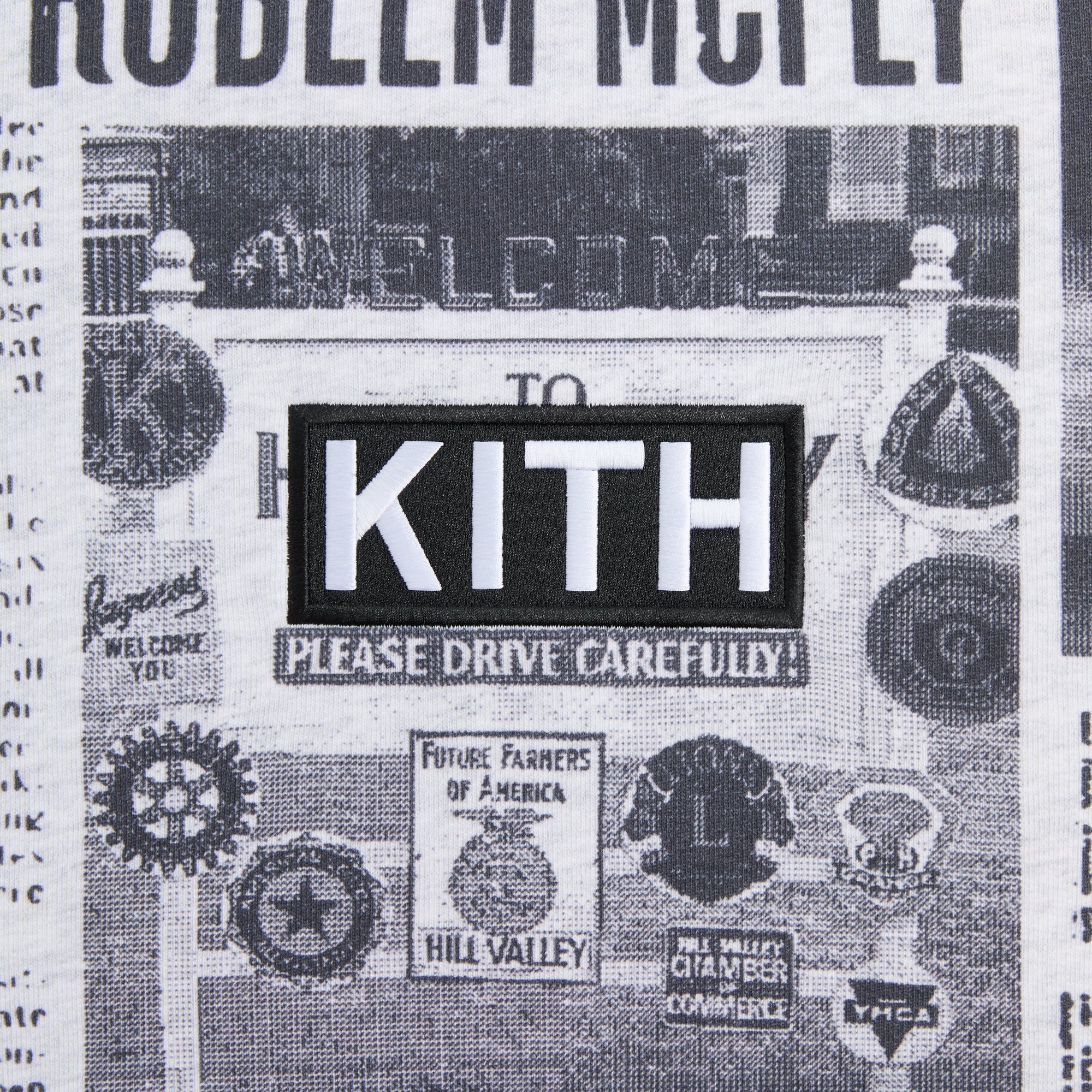 Kith for Back to the Future Newspaper All-Over Printed Nelson