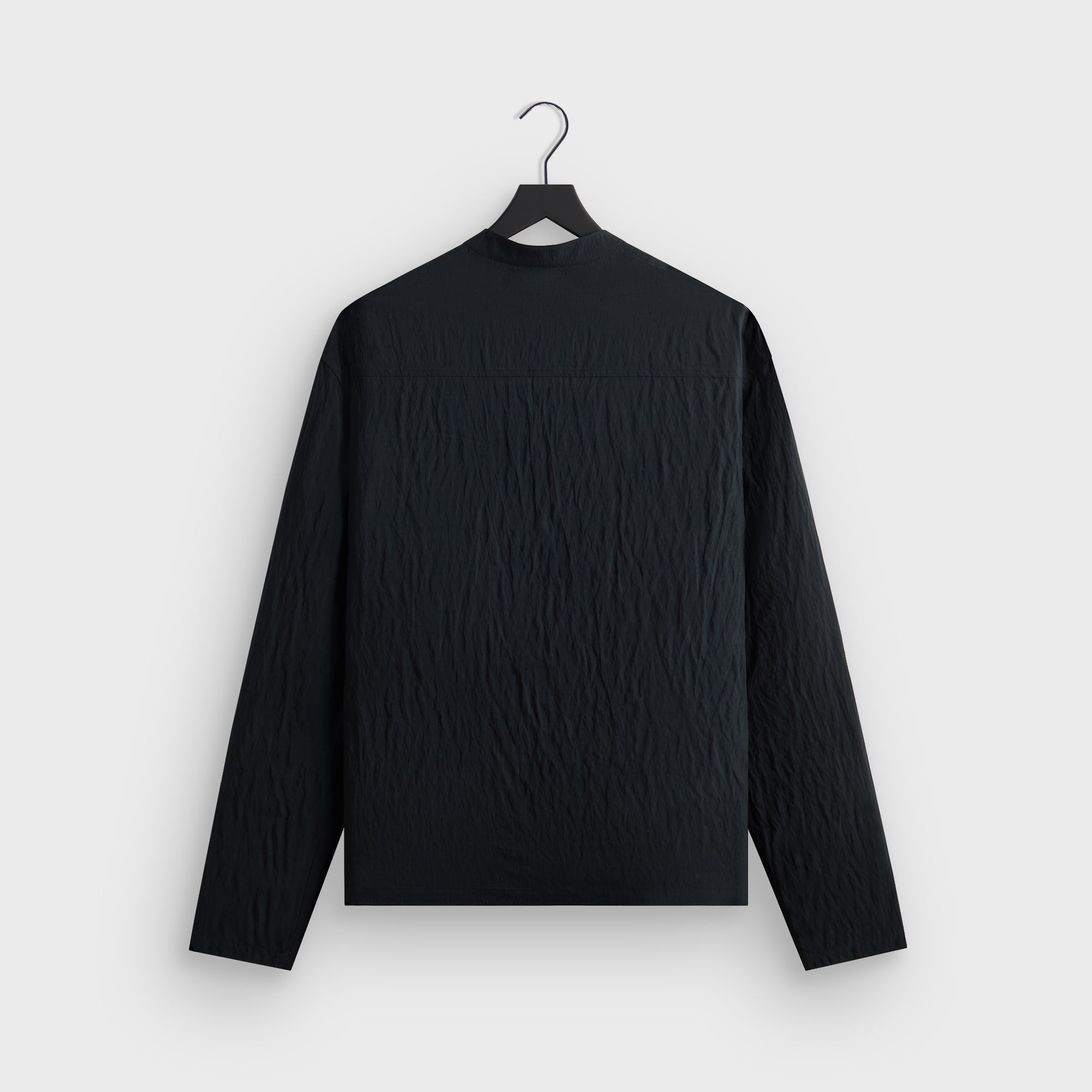 &Kin Wrinkle Cupro Leven Shirt - Black – Kith Japan