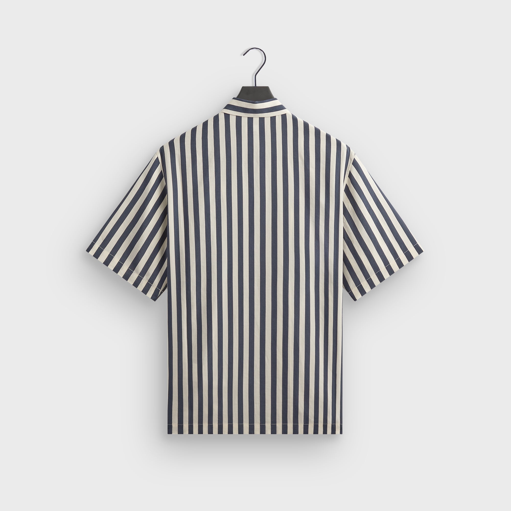Kith Striped Thompson Camp Collar Shirt - Nocturnal – Kith Japan