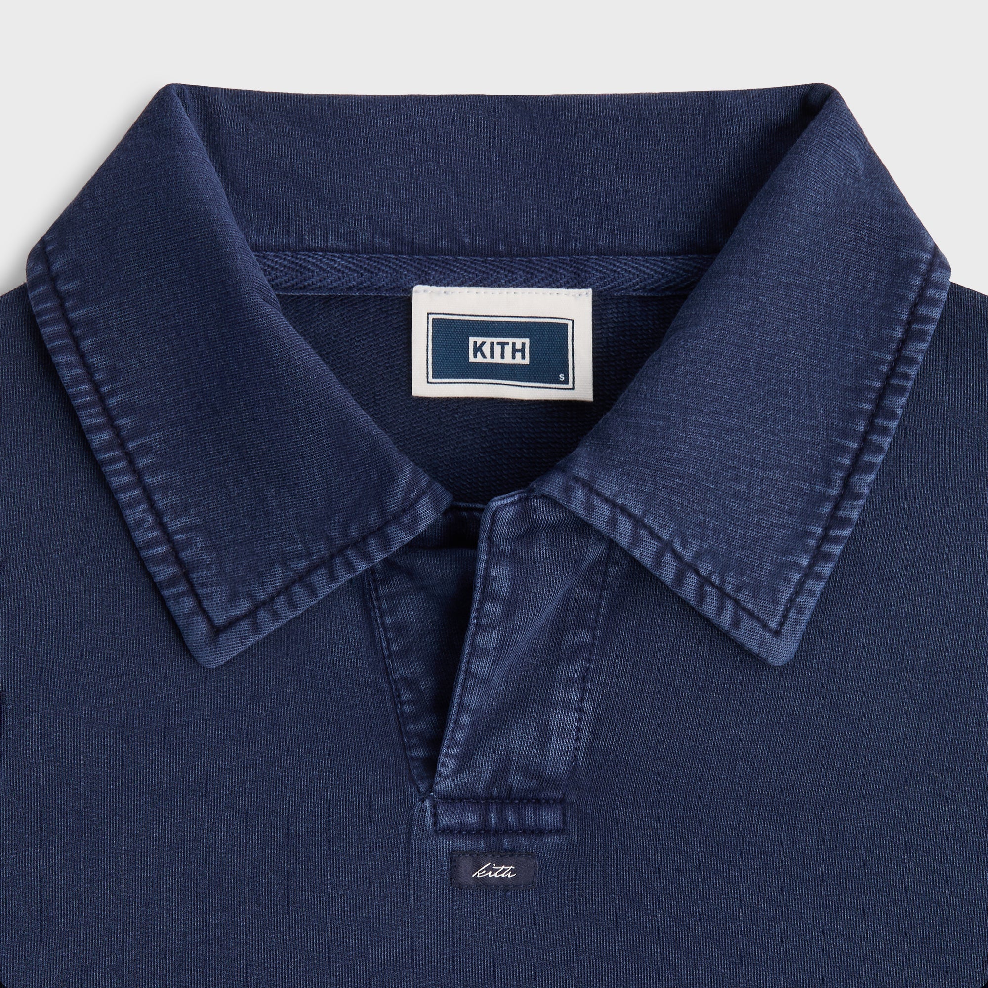 すぬページ Kith Indigo Micro Fleece Nelson Pullover - Dark Indigo – Kith Japan