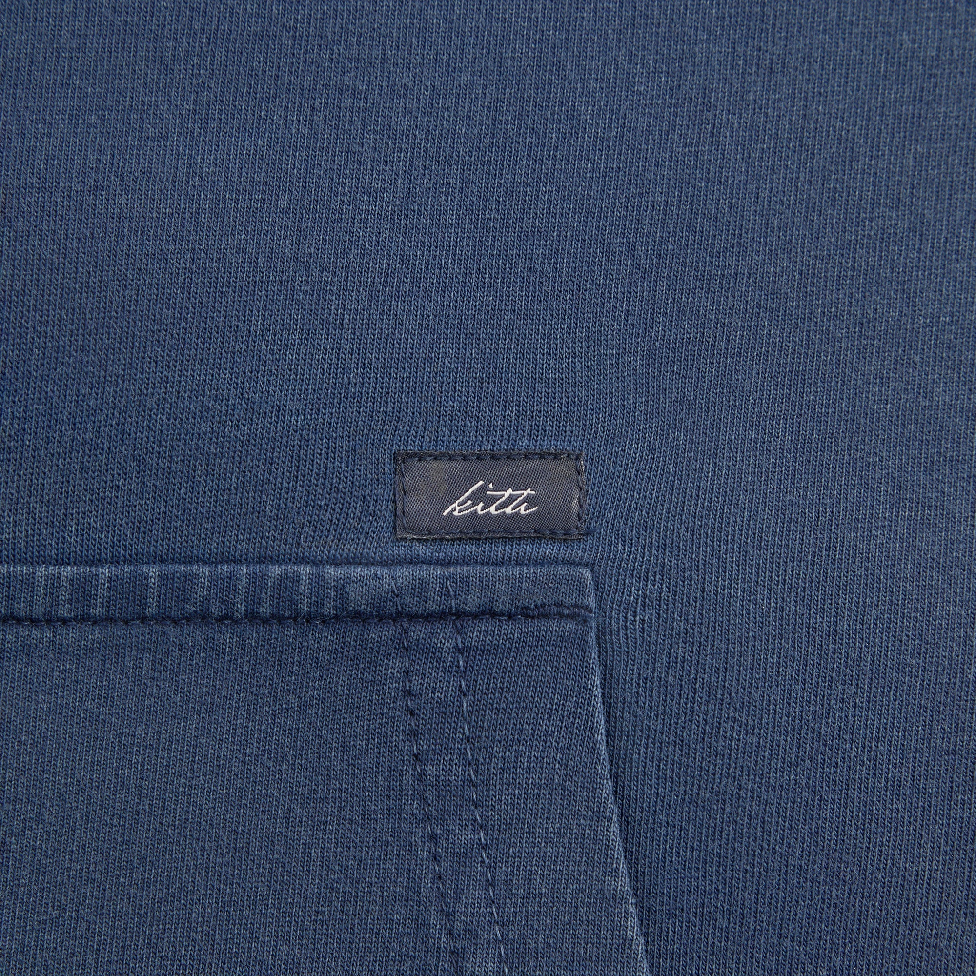 Kith Indigo Micro Fleece Williams III Hoodie - Dark Indigo – Kith Kith Indigo Micro Fleece Williams III Hoodie - Dark Indigo – Kith