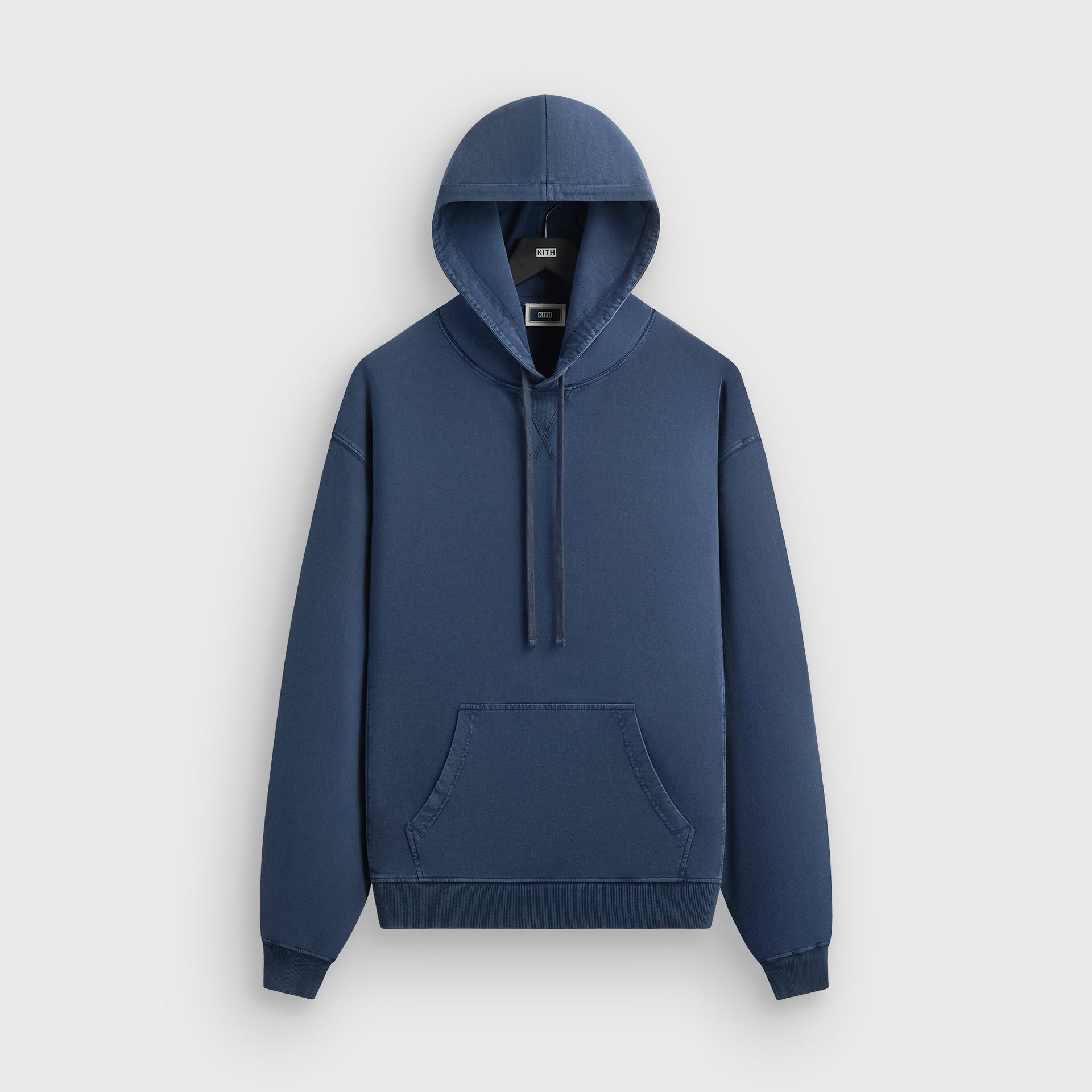 Kith Indigo Micro Fleece Williams III Hoodie - Dark Indigo