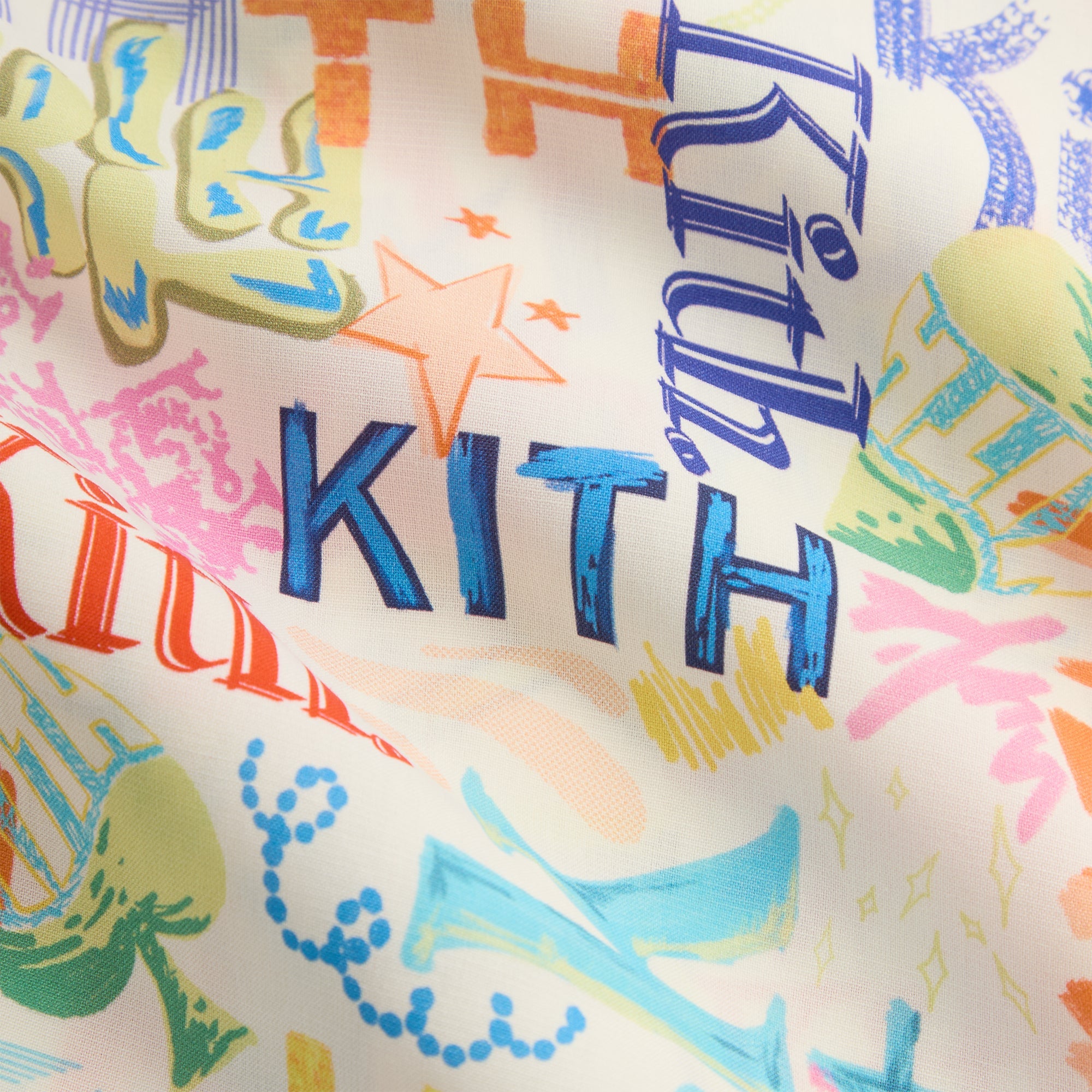 Kith Thompson Camp Shirt - Sandrift – Kith Japan
