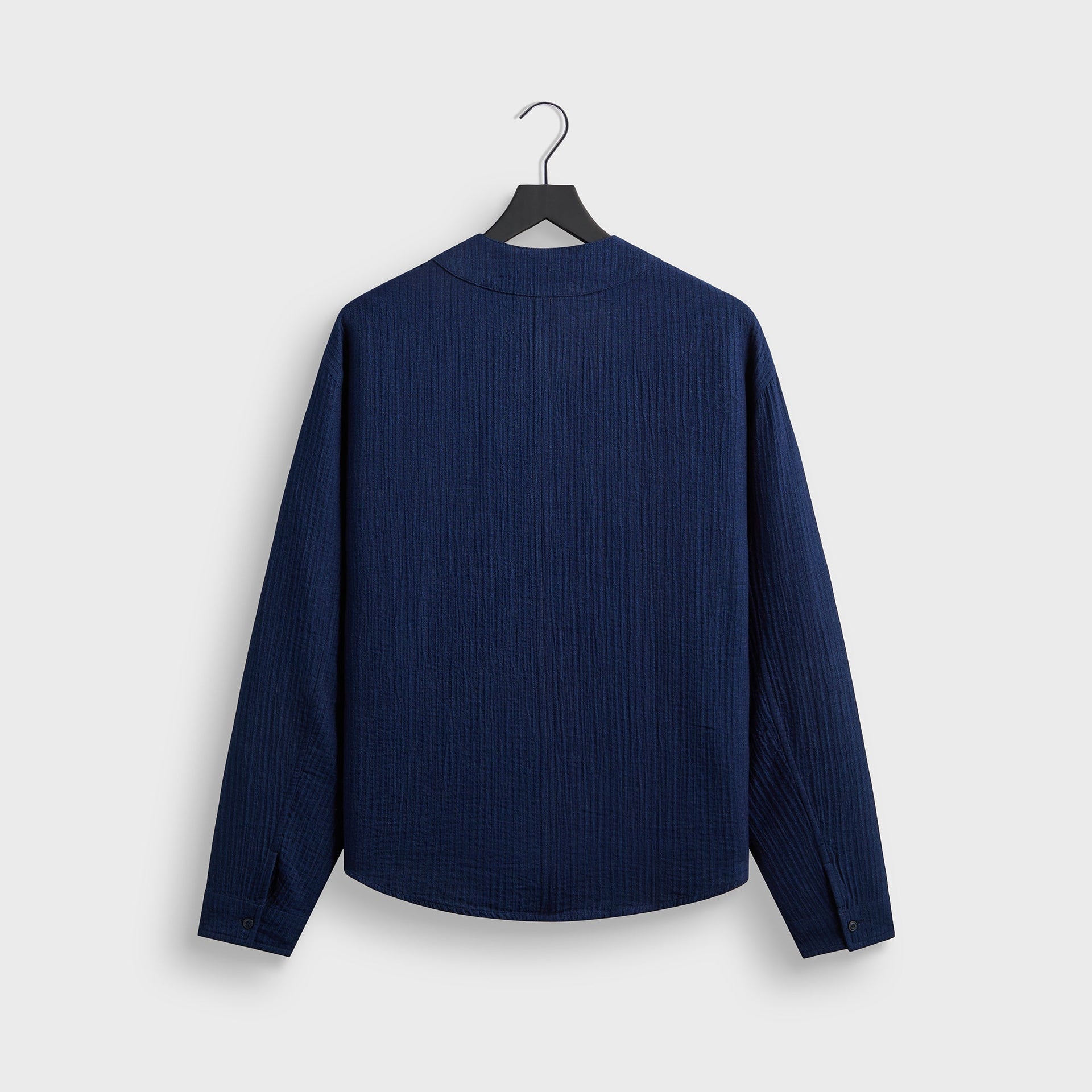 Kith Indigo Seersucker Townsend Shirt - Dark Indigo
