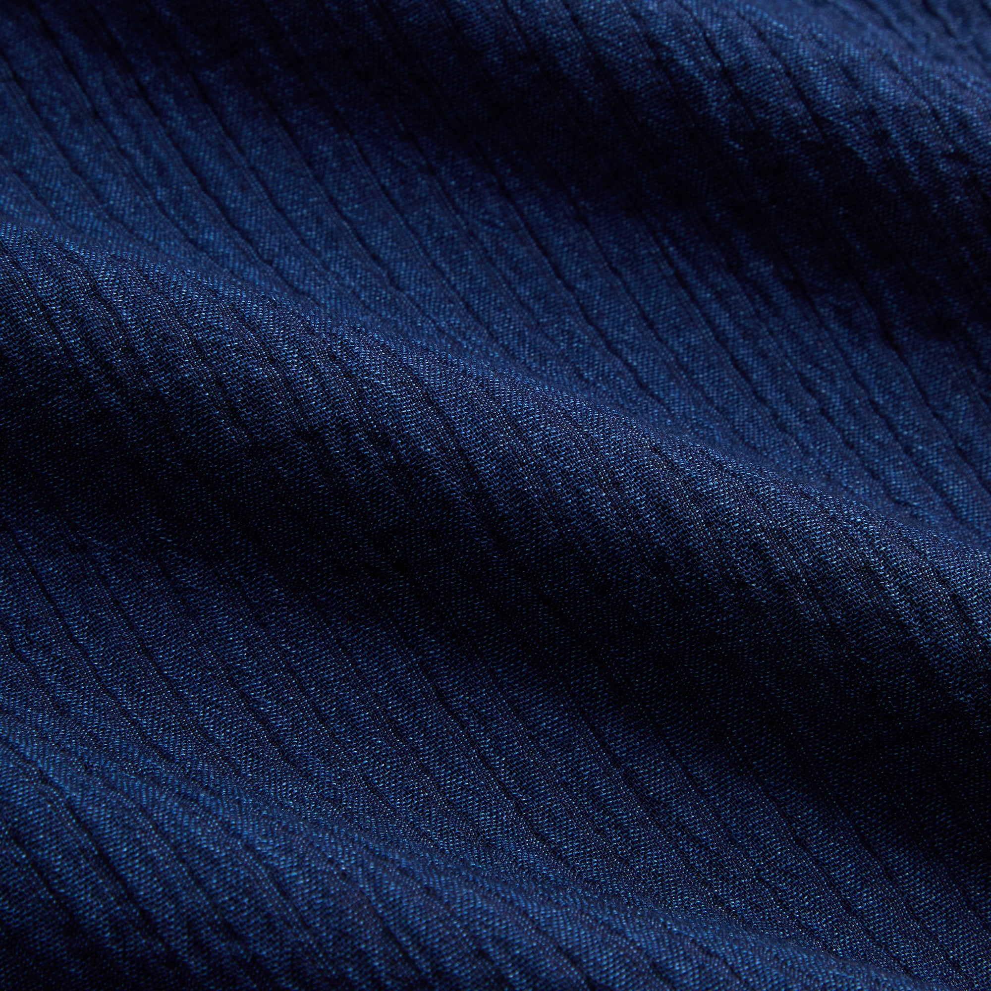 Kith Indigo Seersucker Townsend Shirt - Dark Indigo – Kith Japan