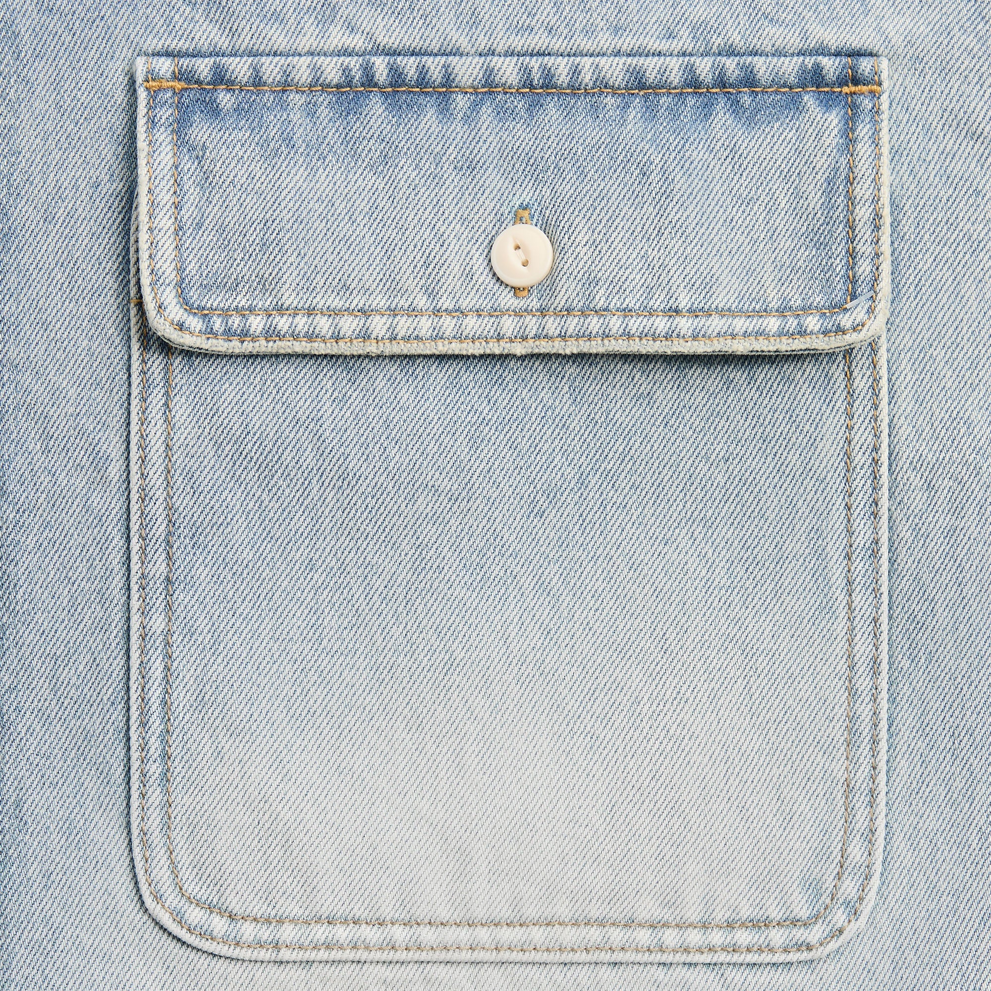 Kith Henson Denim Shirt - Light Indigo – Kith Japan