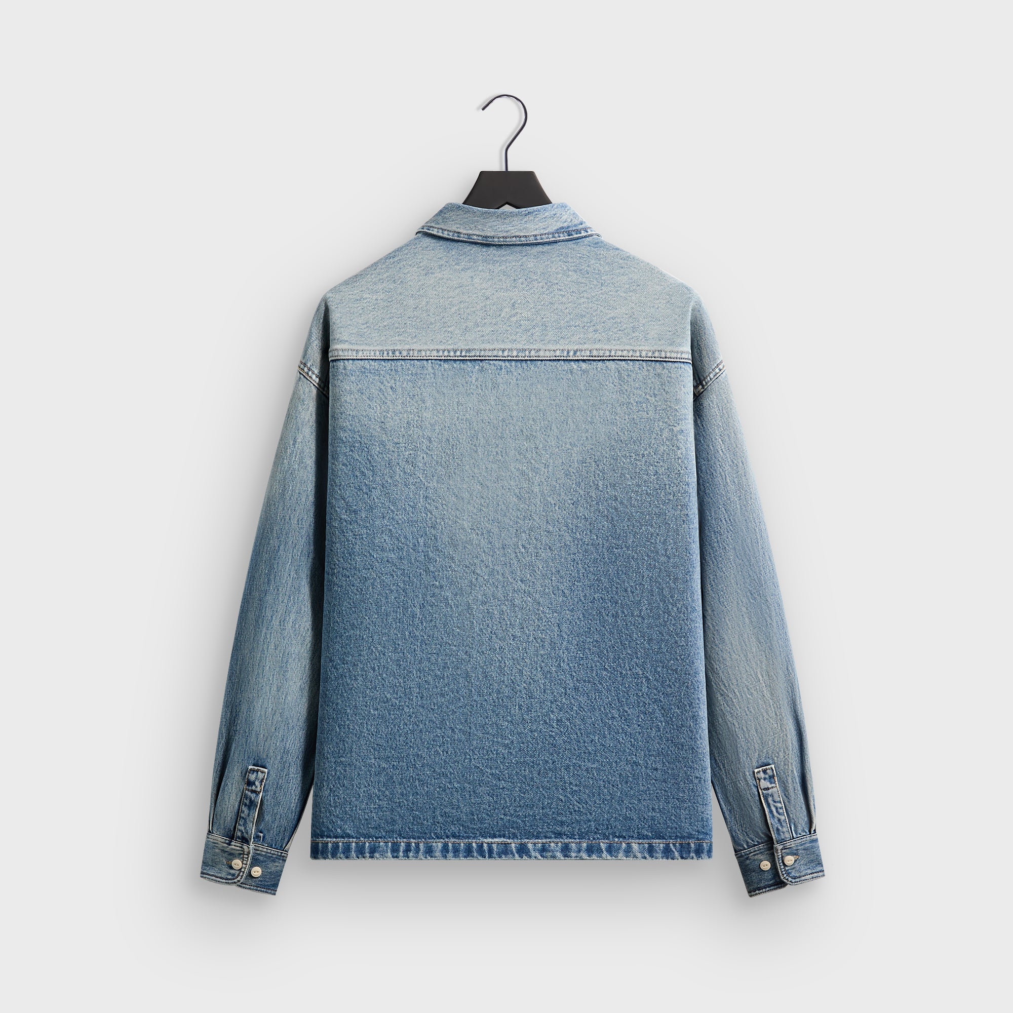 Kith Henson Denim Shirt - Mid Indigo – Kith Japan