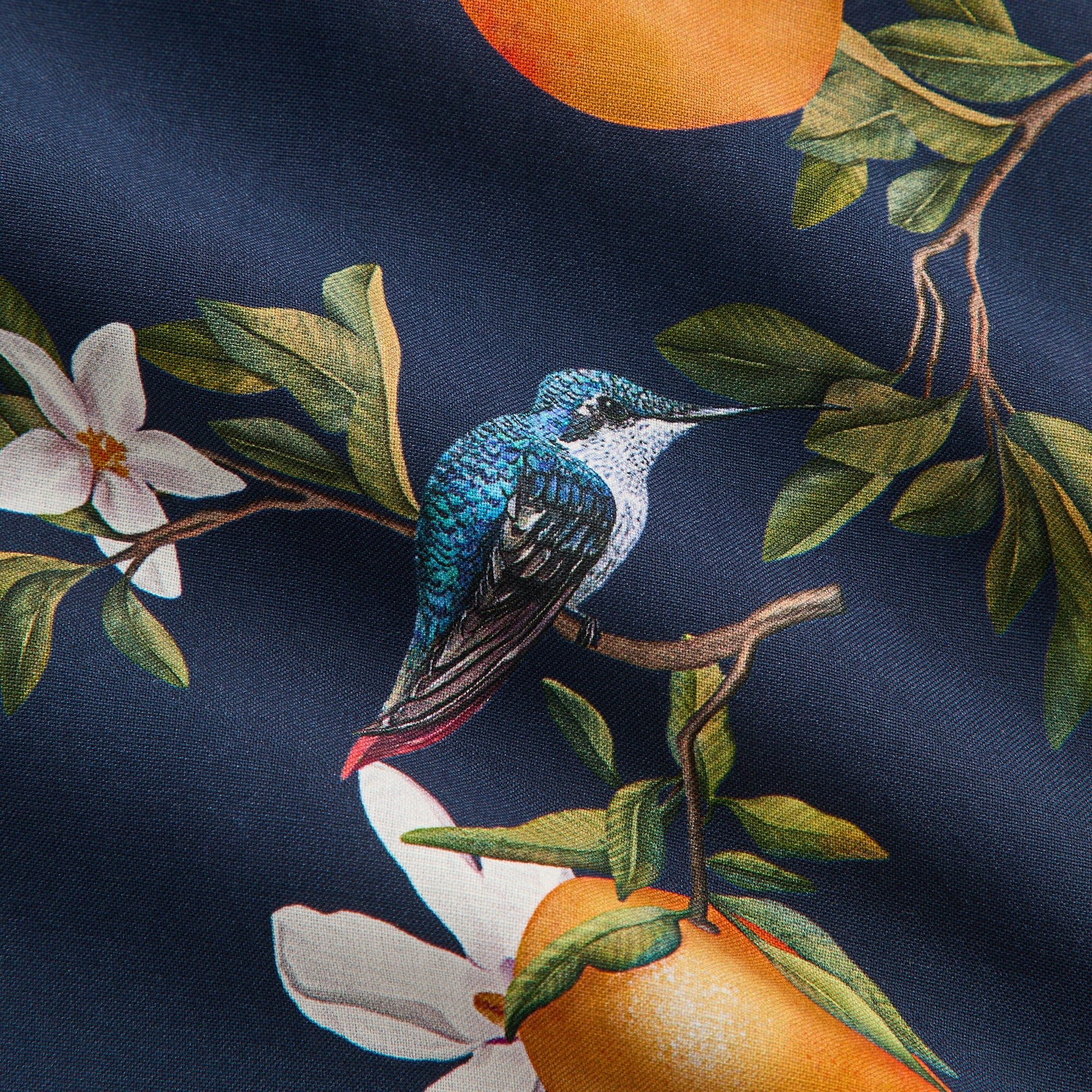&Kin Citrus Garden Thompson Camp Collar Shirt - Nocturnal – Kith Japan