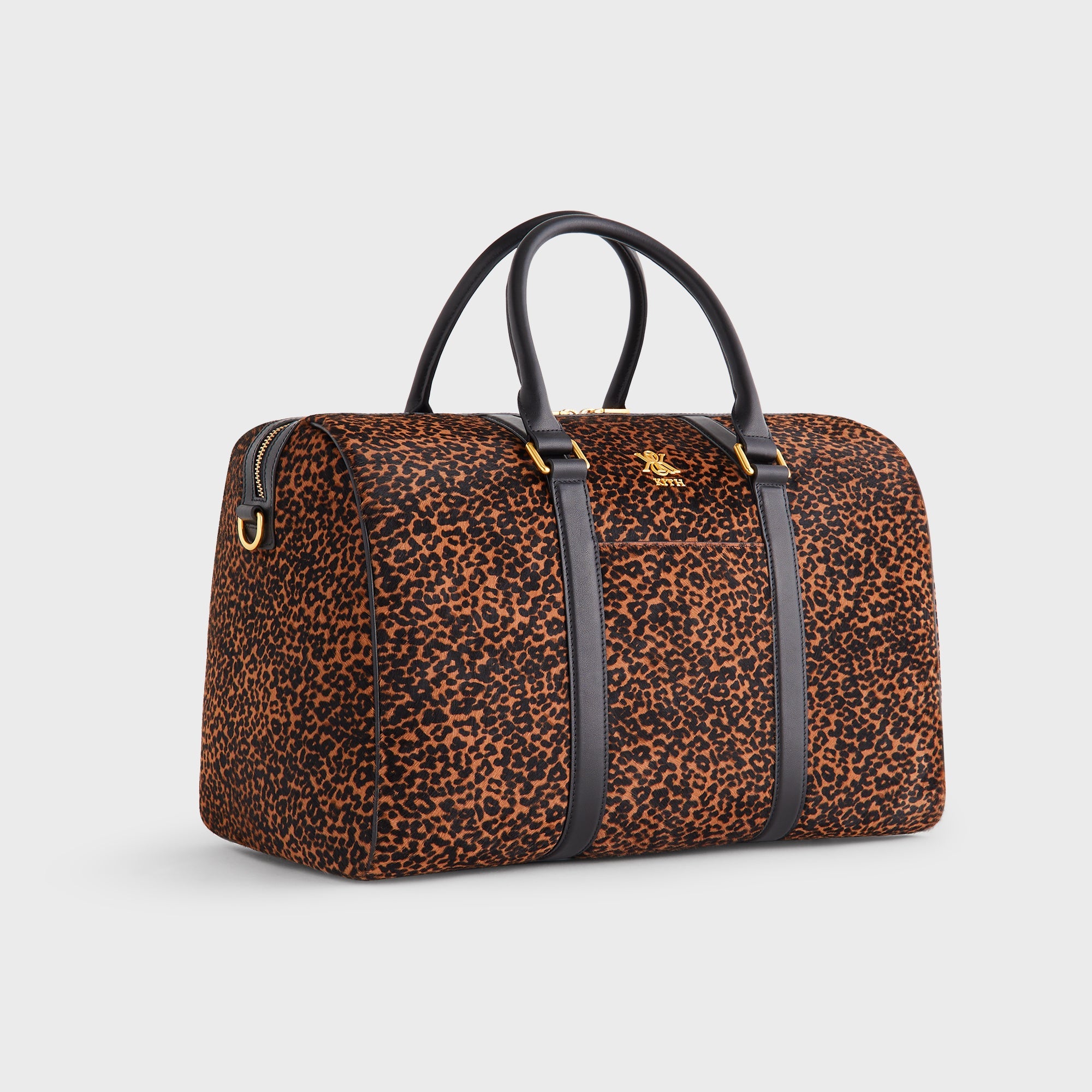 Kith Leopard Printed Ponyhair Traveler K40 Bag - Sanctuary – Kith