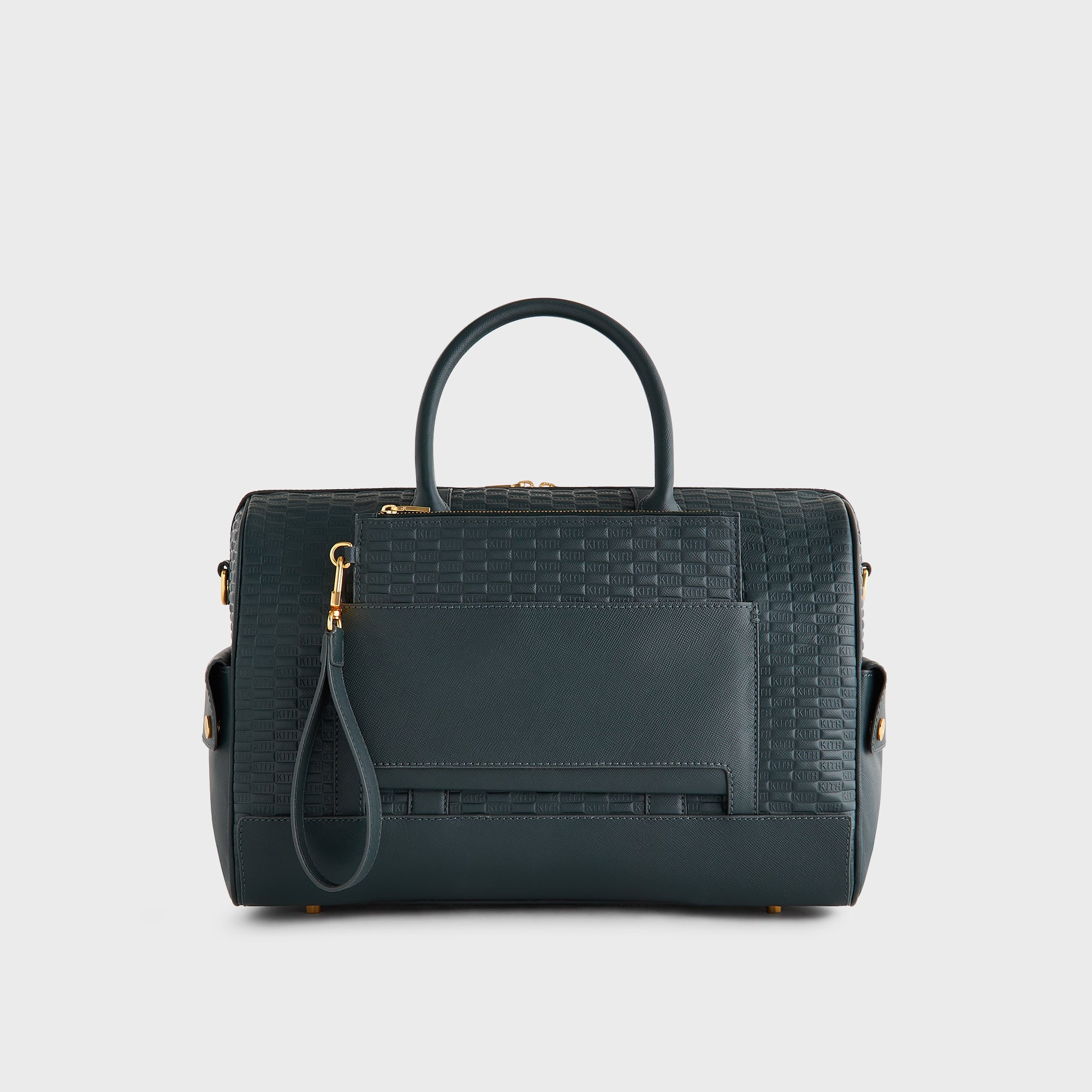 Kith Monogram Leather Explorer Traveler K40 Duffle Bag - Stadium