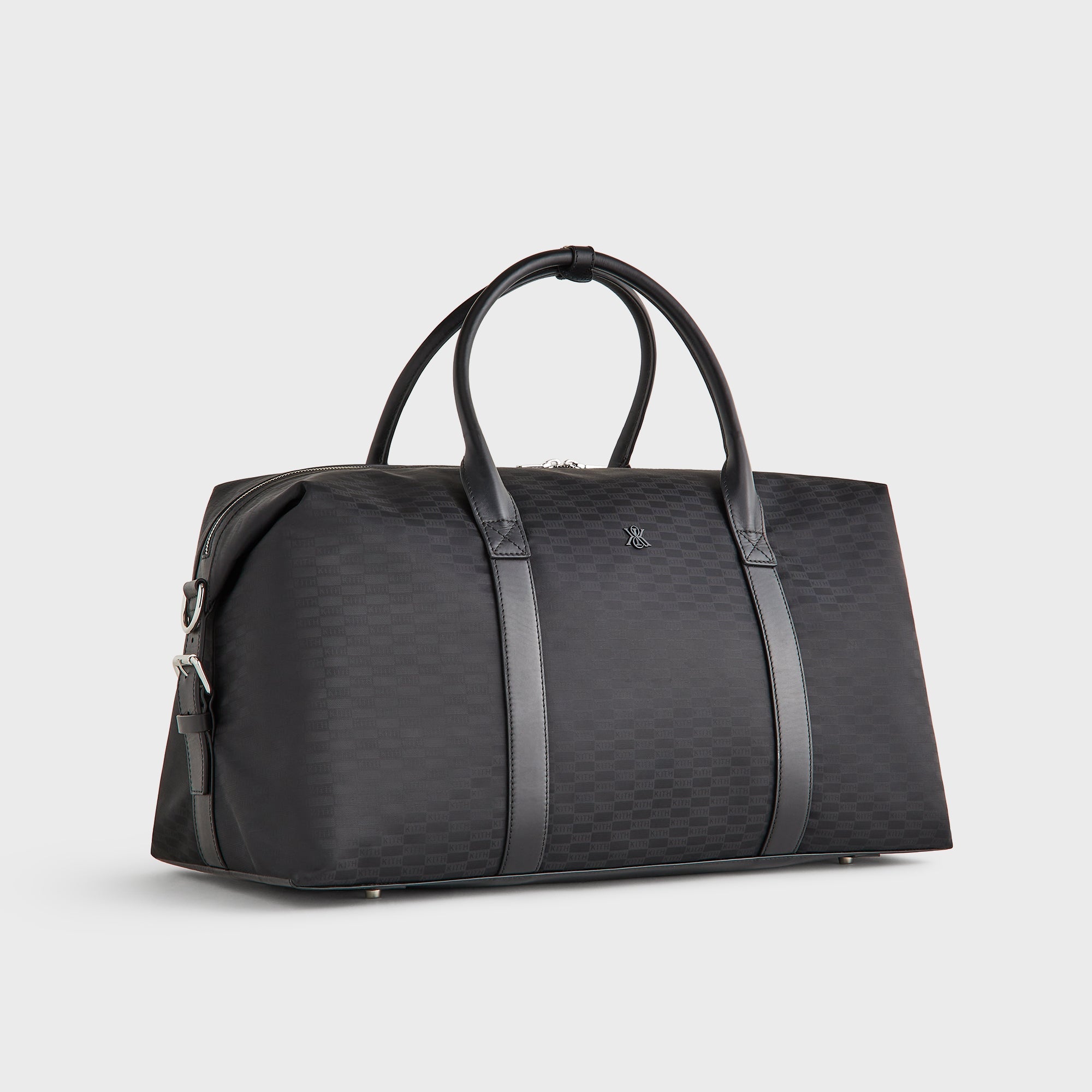 Kith Monogram Nylon Leather Duffle Bag - Black – Kith Japan