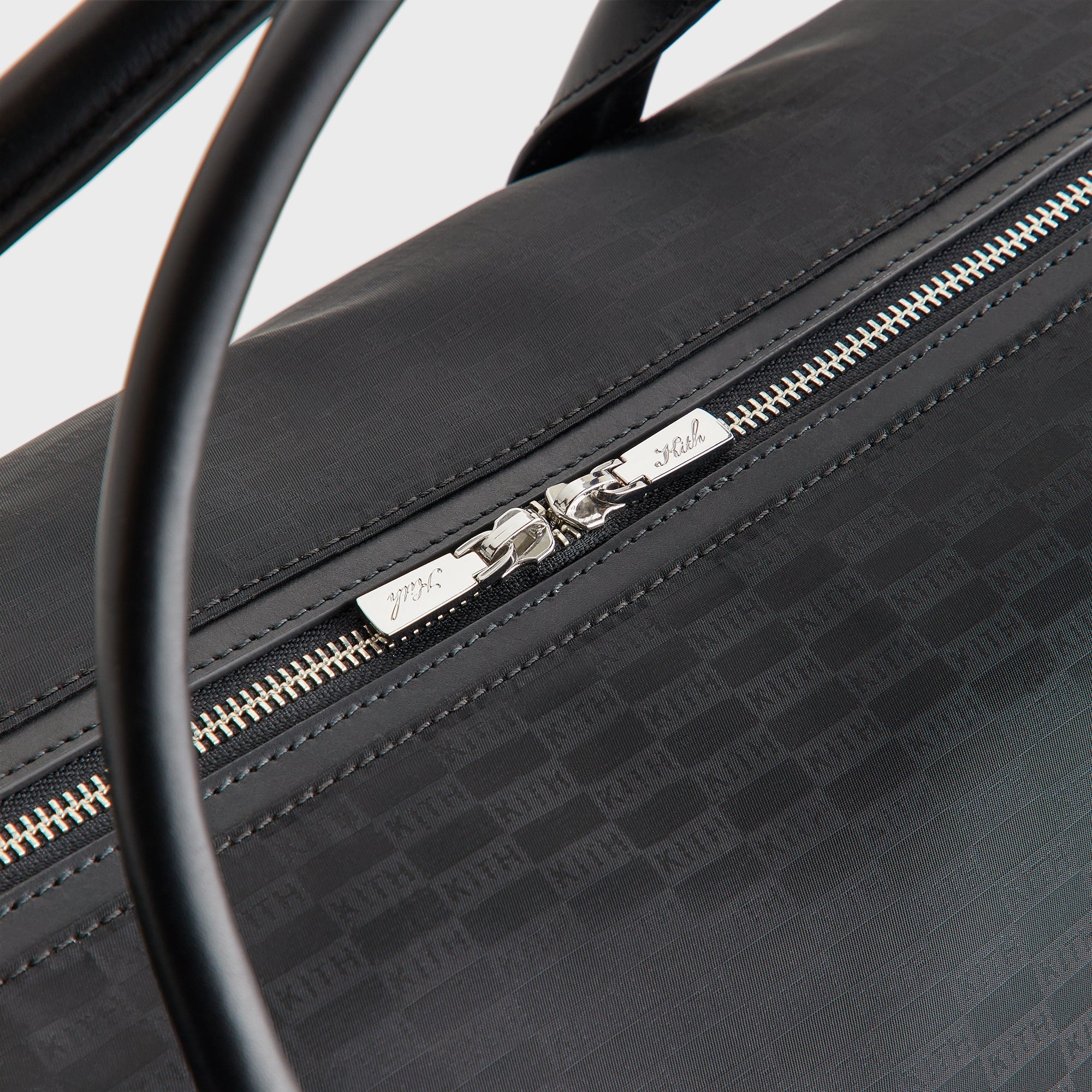 Kith Monogram Nylon Leather Duffle Bag - Black - PH – Kith Japan