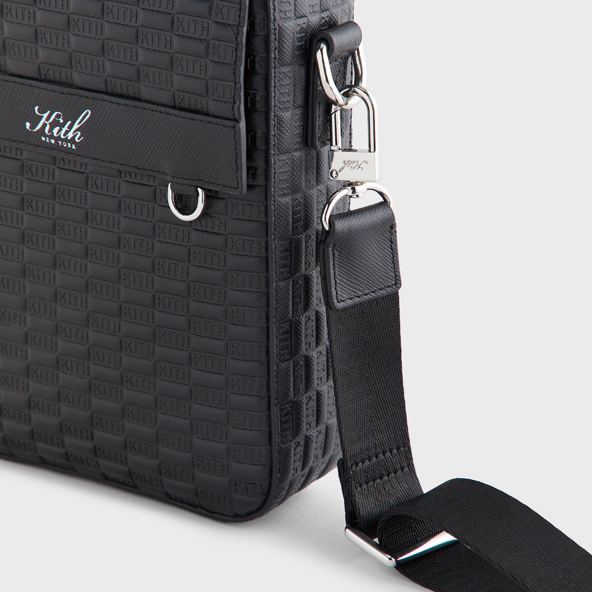 Kith Monogram Leather Explorer Pack - Black – Kith Japan