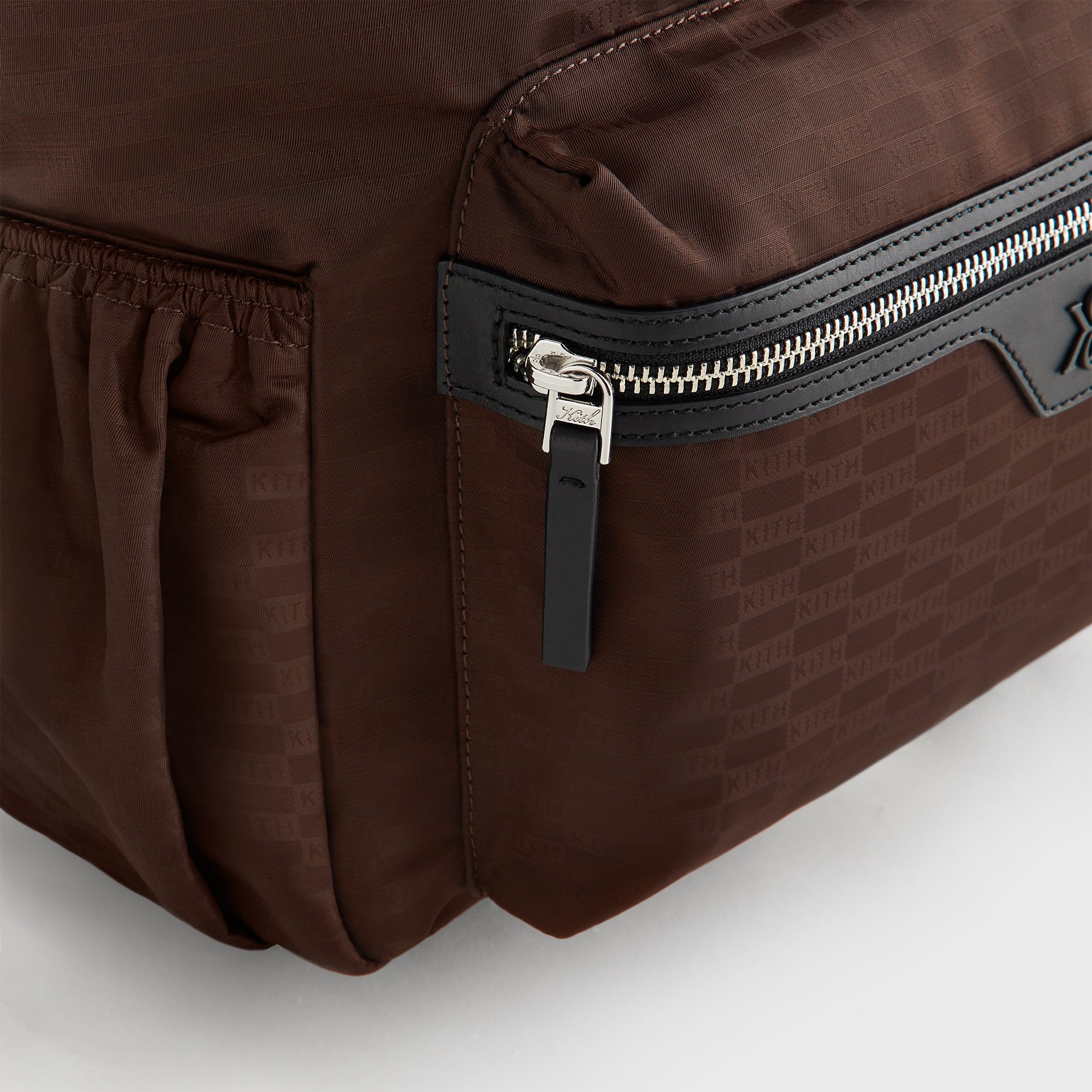 Kith Monogram Nylon Jacquard Backpack - Dark Roast – Kith Japan