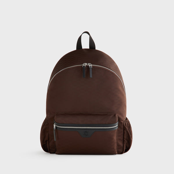 Kith Monogram Nylon Jacquard Backpack - Dark Roast – Kith Japan
