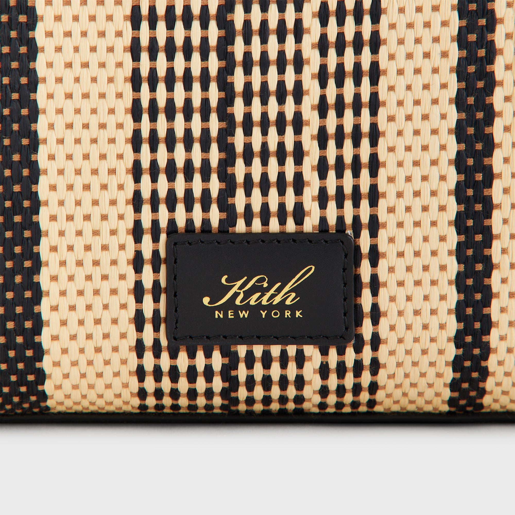 Kith Striped Raffia Double Zip Crossbody - Radiant – Kith Japan