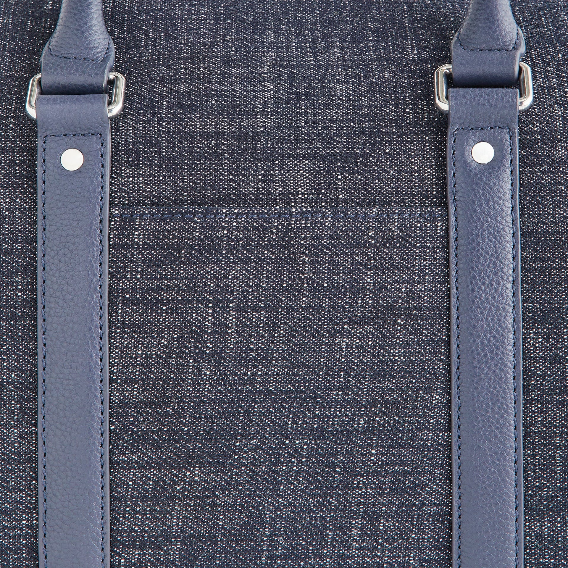 &Kin Wool Denim Traveler K40 Duffle Bag - Blue Navy