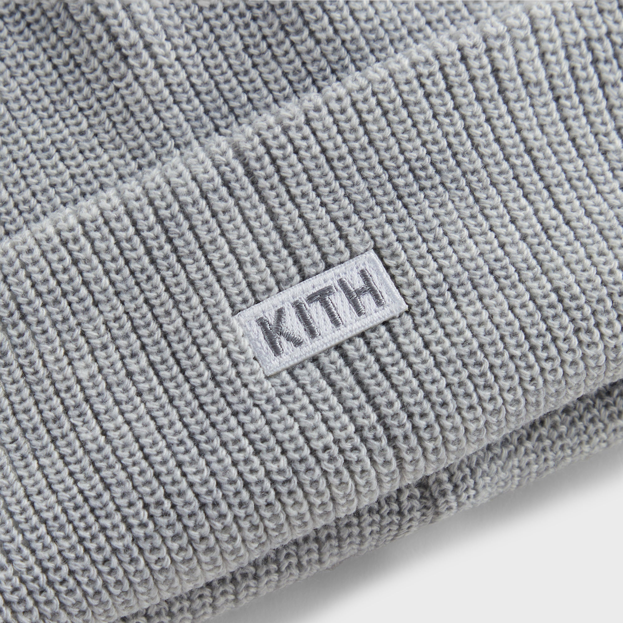 Kith Classic Beanie - Light Heather Grey – Kith Japan