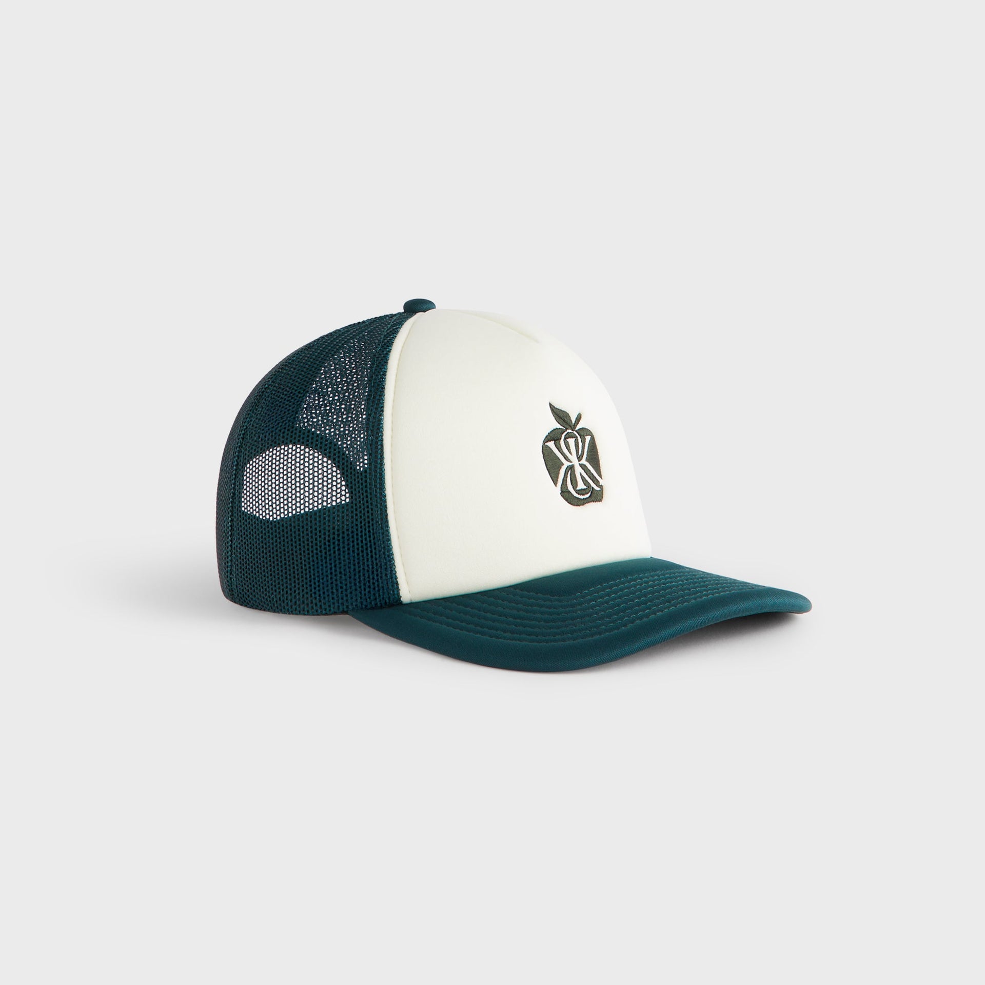 Kith Polyester Foam Apple Crest Embroidery Nolan Trucker Hat - Stadium