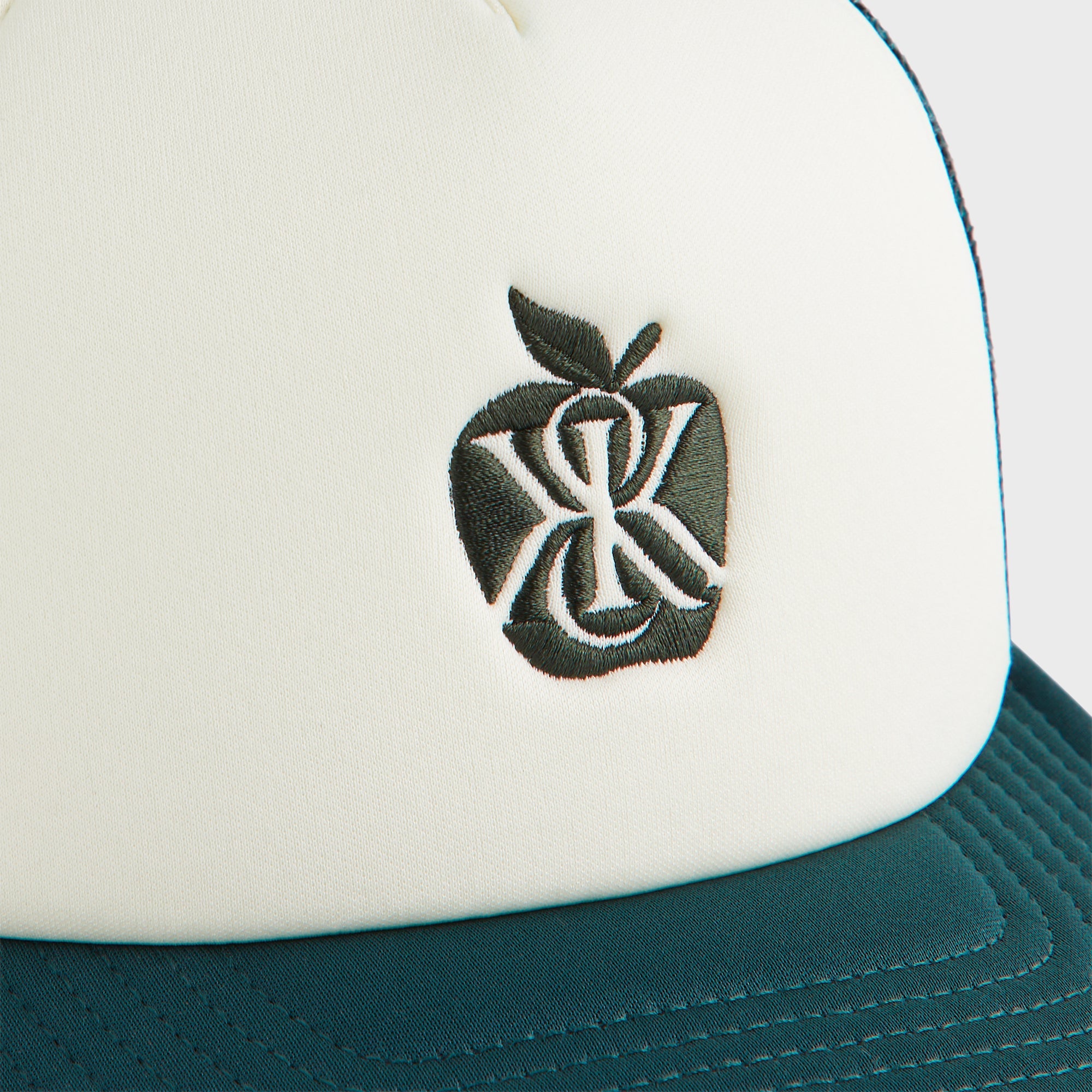 Kith Polyester Foam Apple Crest Embroidery Nolan Trucker Hat