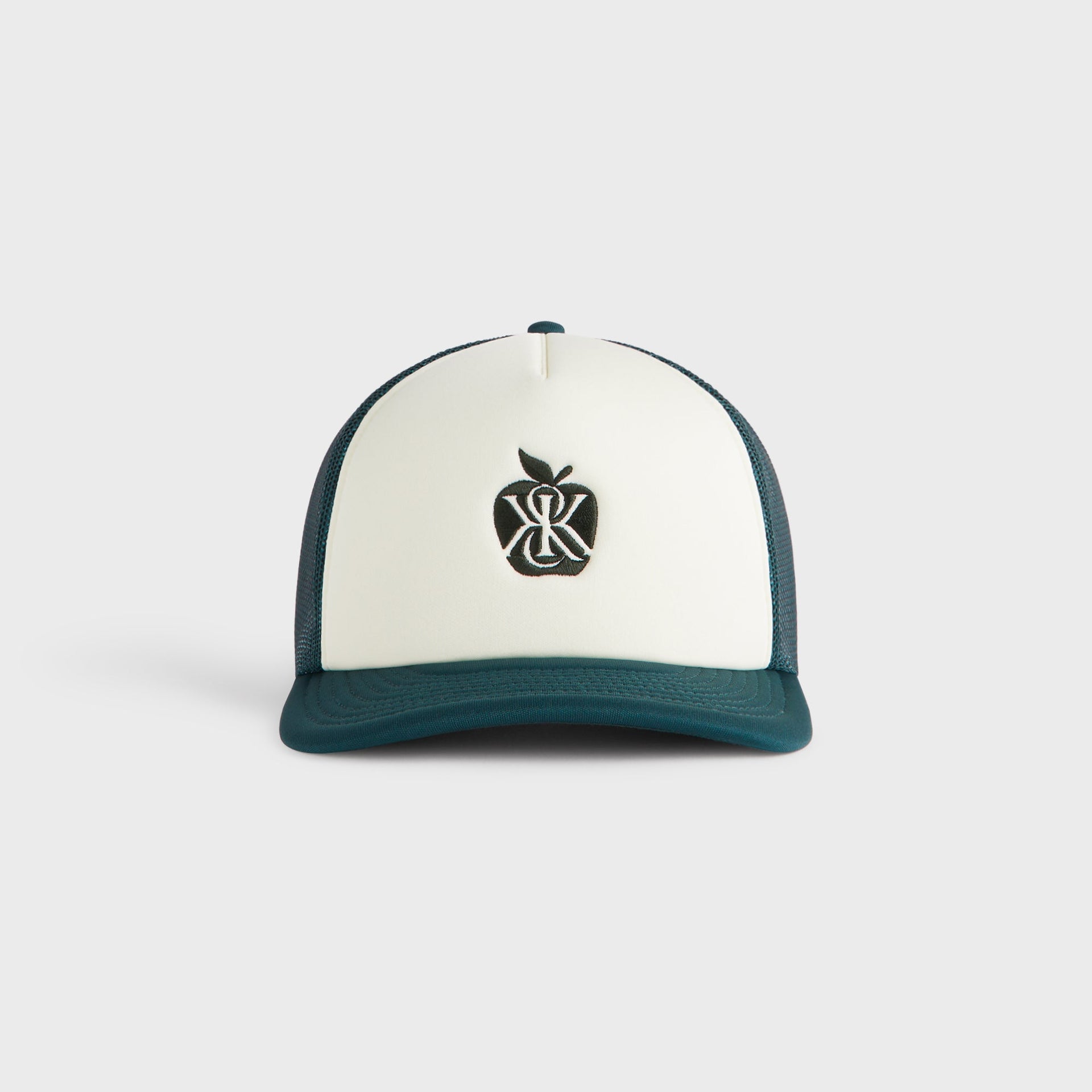 Kith Polyester Foam Apple Crest Embroidery Nolan Trucker Hat - Stadium