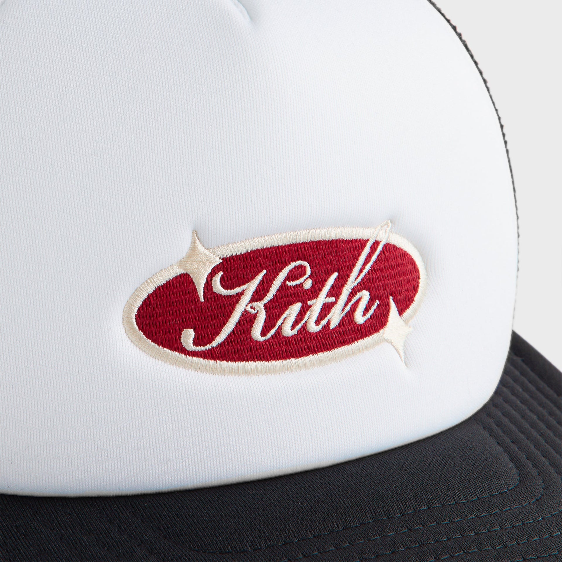 Kith Polyester Foam Nolan Trucker Hat - Black