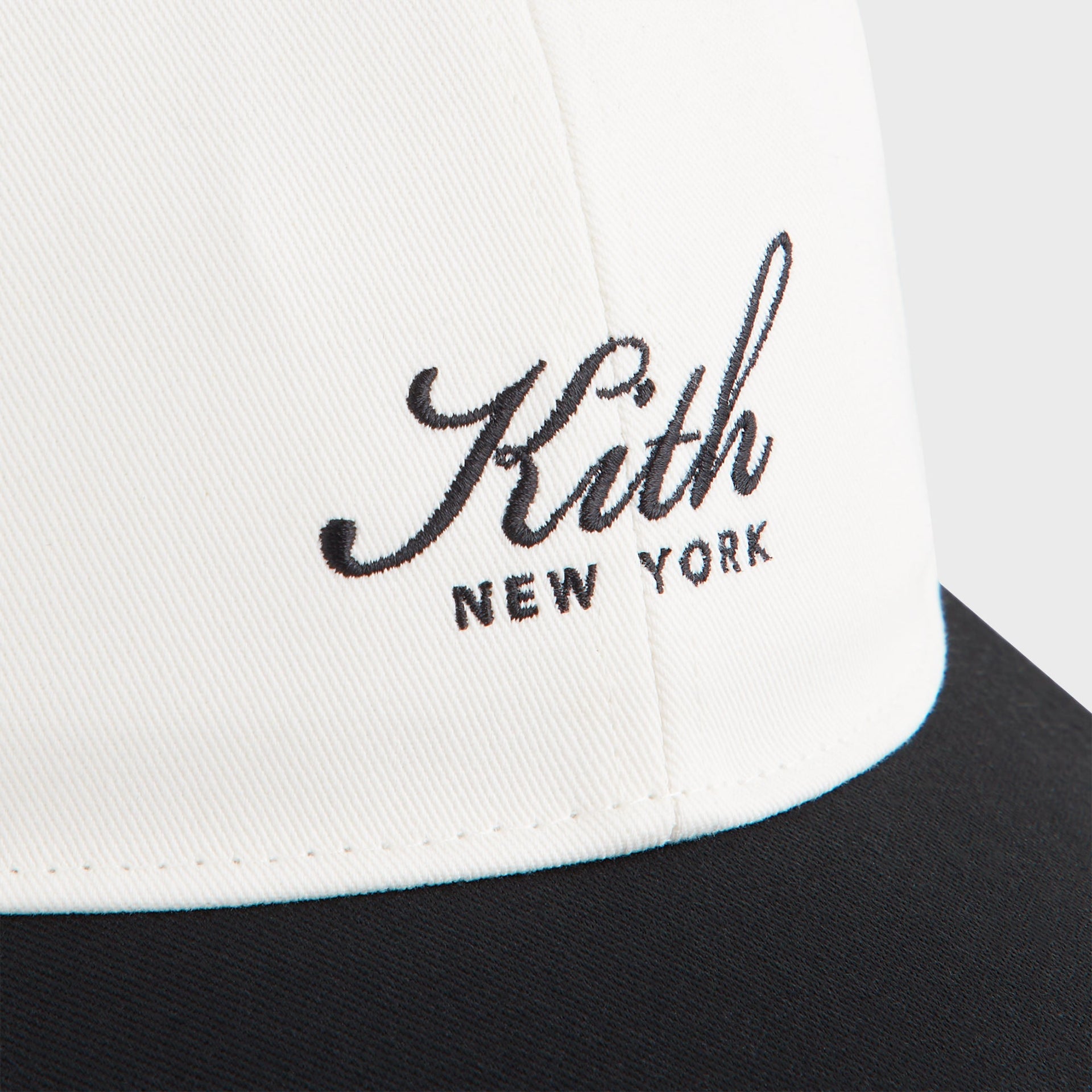 Kith Twill Two Tone New York Script Aaron Classic Cap - Black
