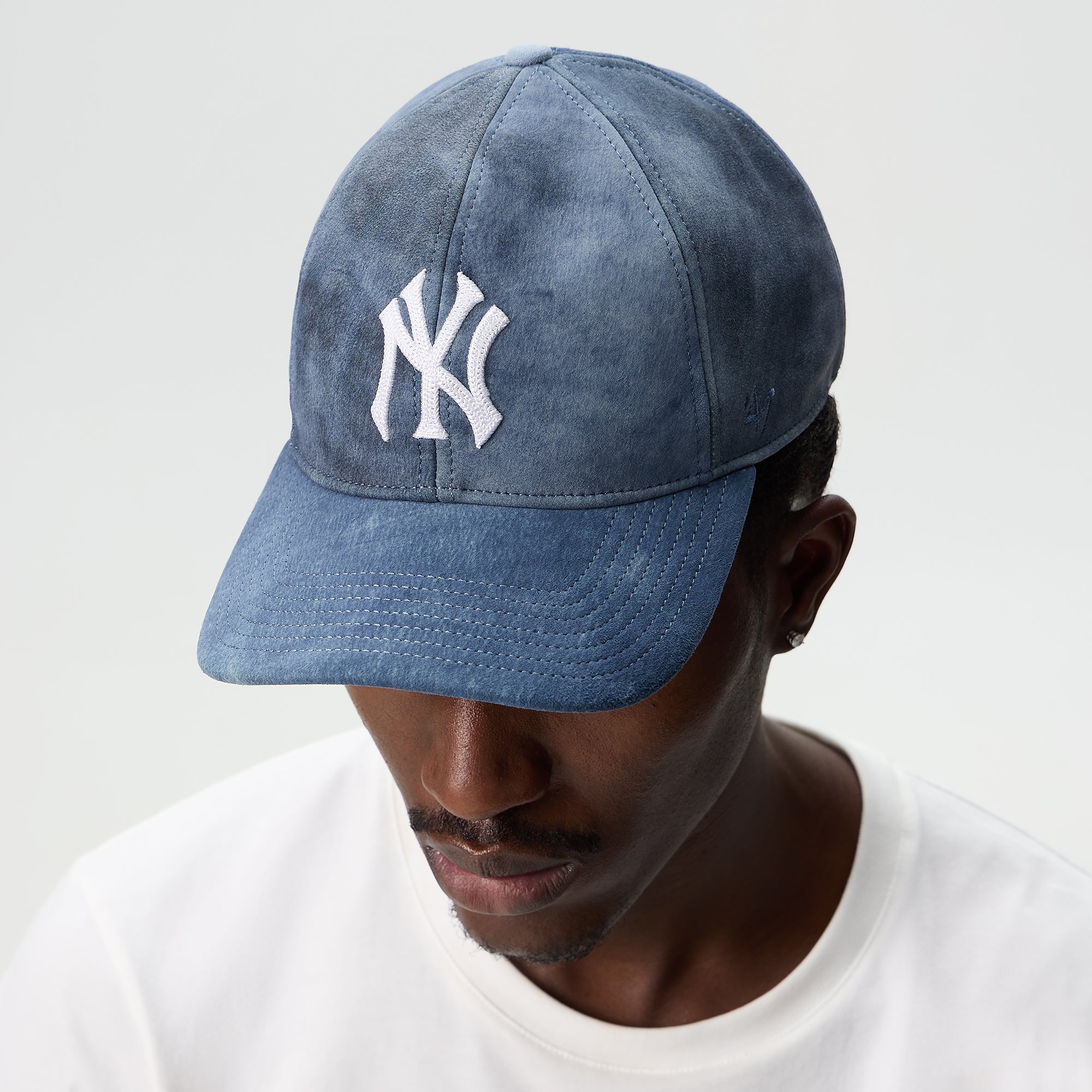 Kith & '47 for the New York Yankees Washed Suede Franchise LS Cap